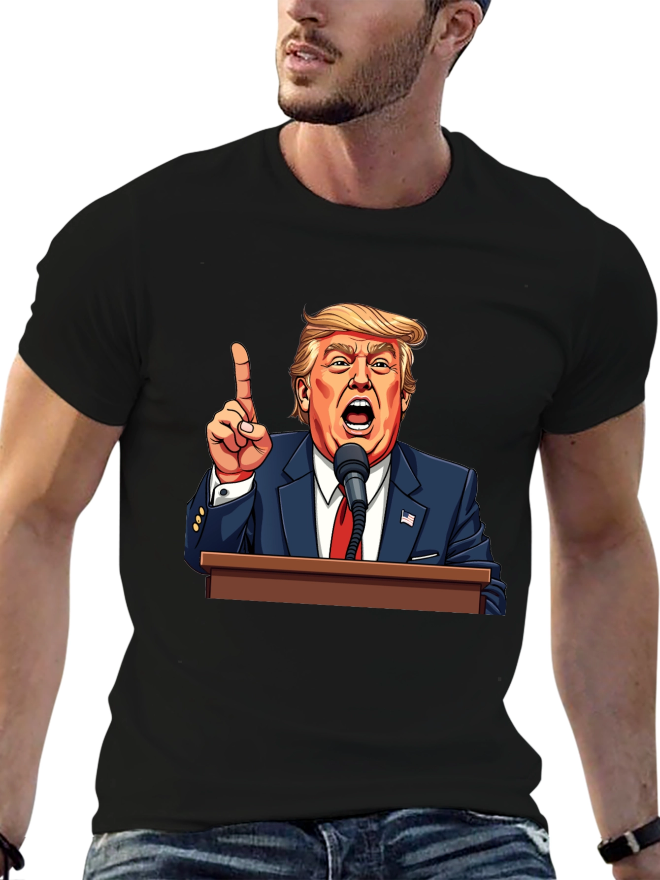 Trump Graphic Tee - Political Humor Apparel - 6