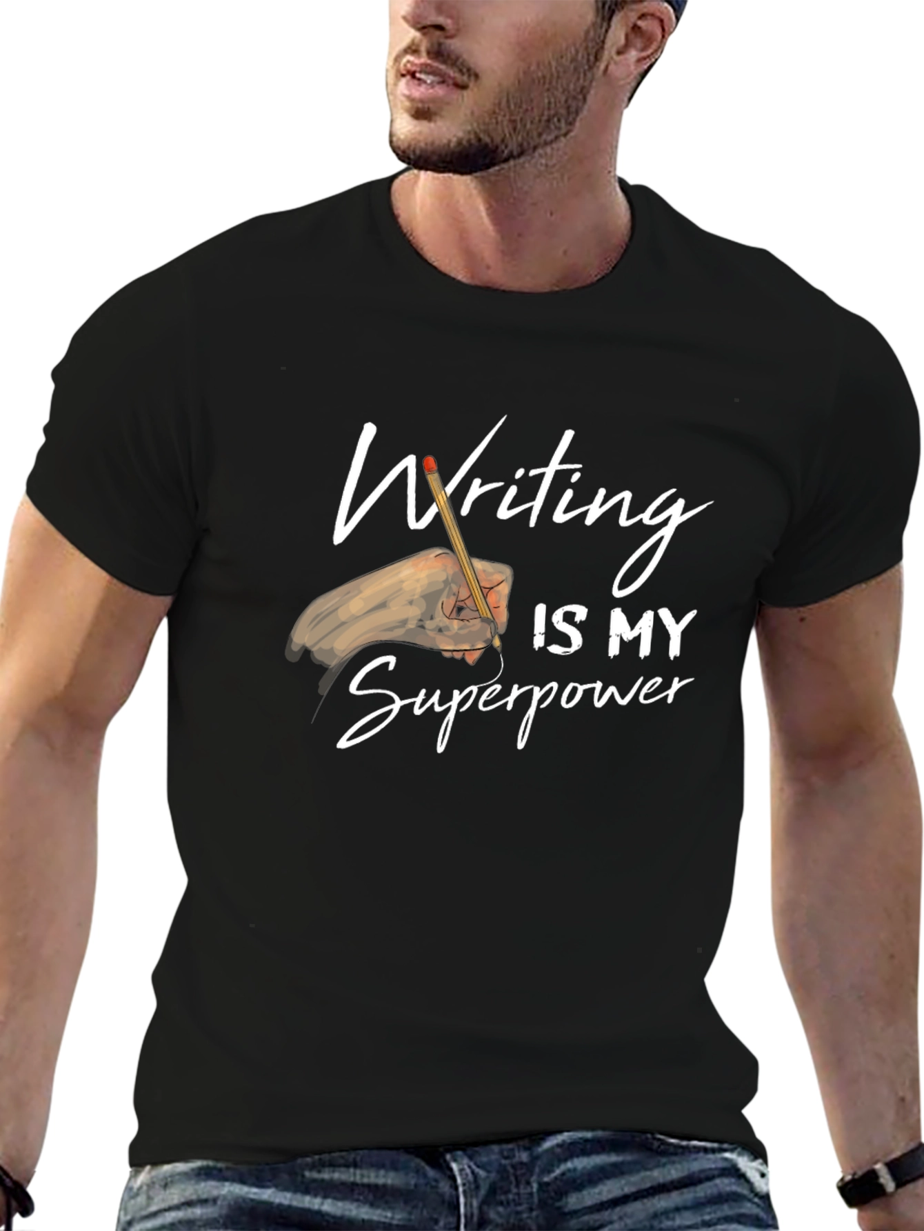 Writing Is My Superpower T-Shirt - 6
