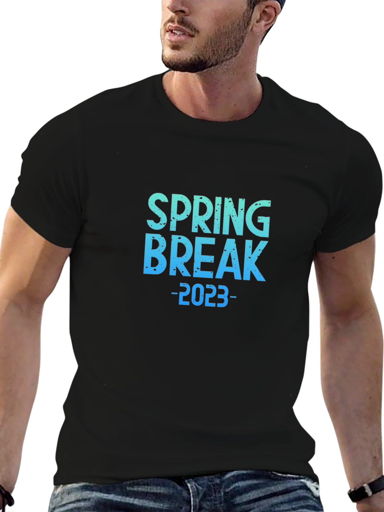 Black Spring Break 2023 Graphic Tee view 6