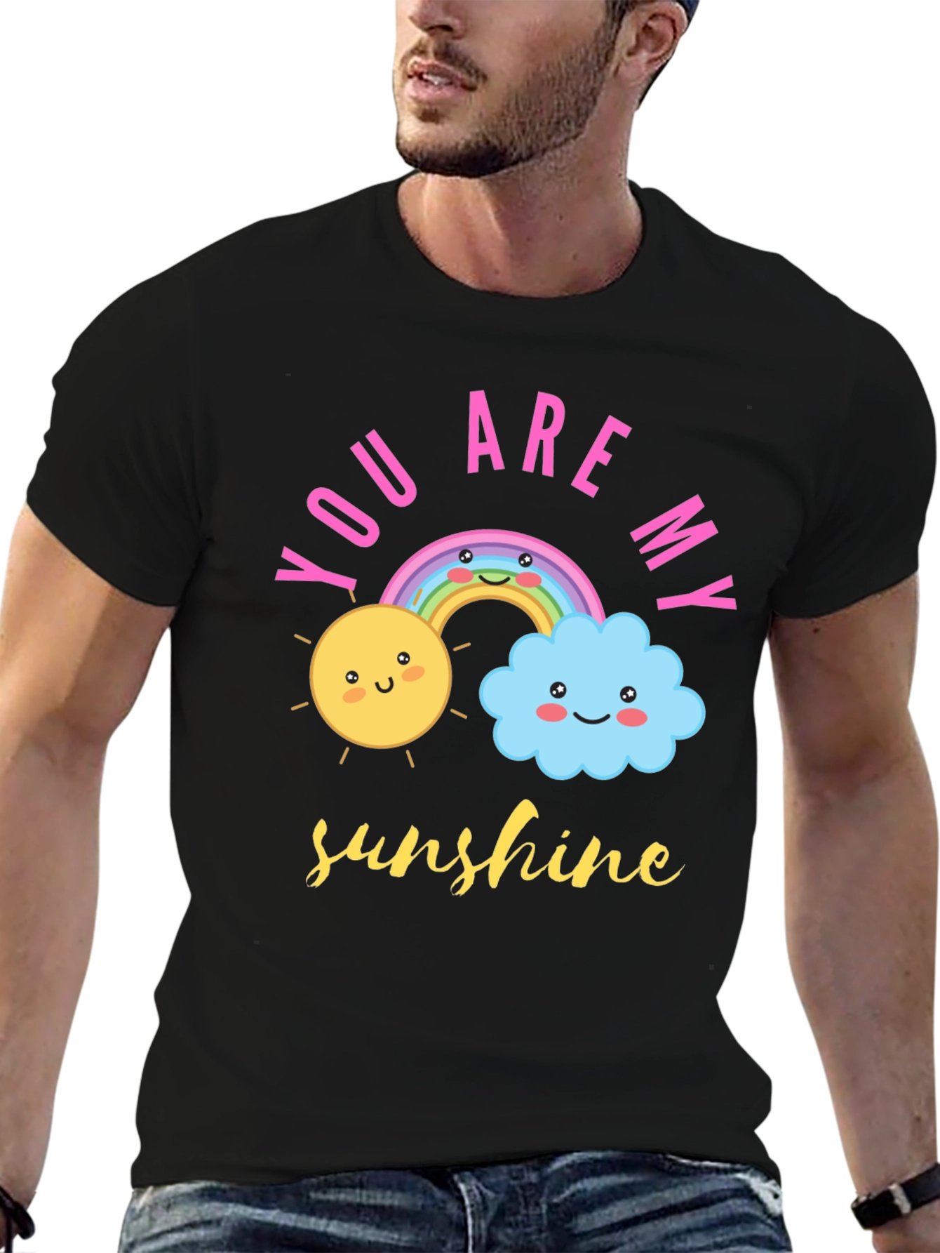 Black You Are My Sunshine Graphic Tee view 6