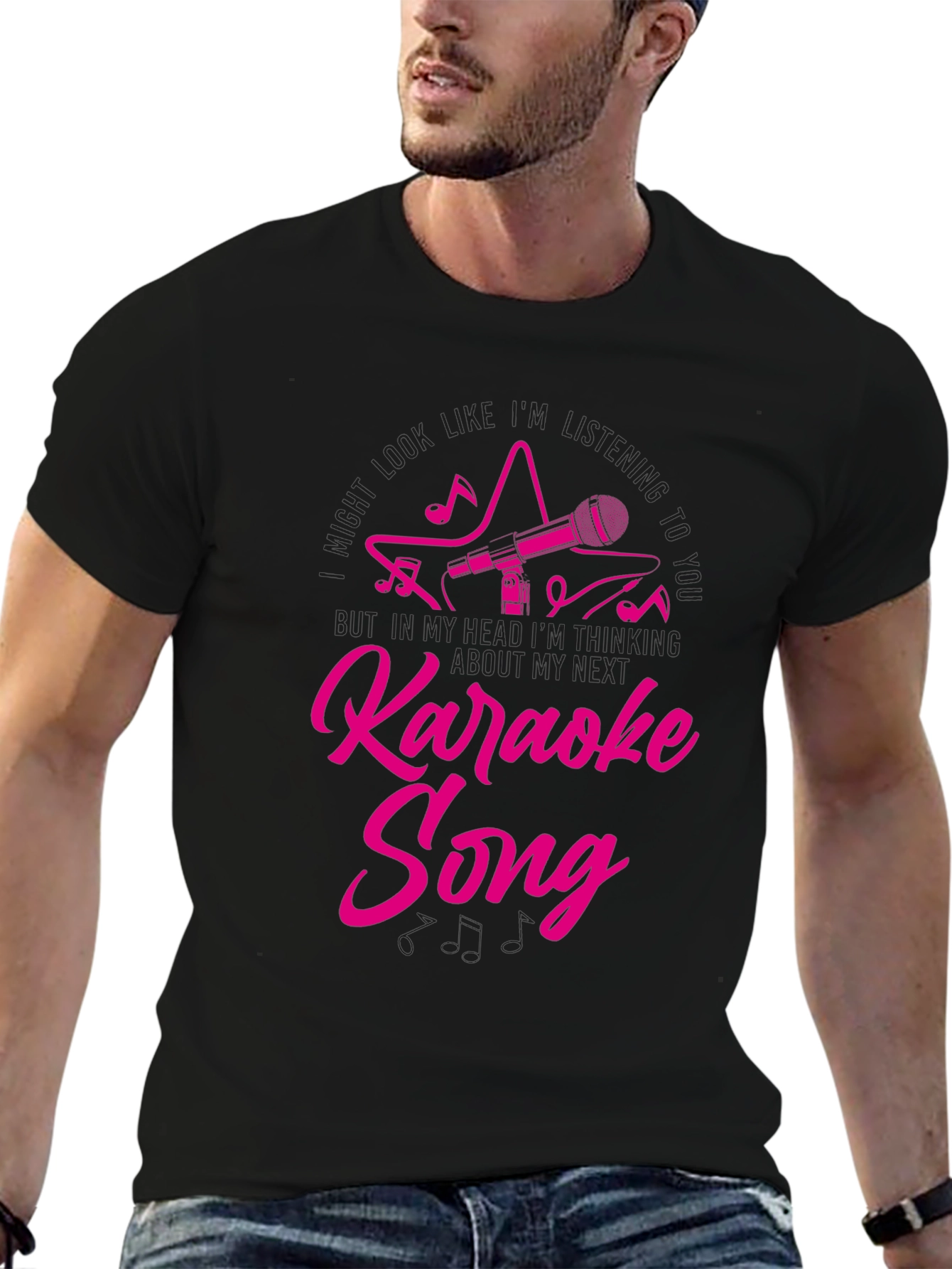 Karaoke Song T-Shirt - Fun Graphic Tee - 6