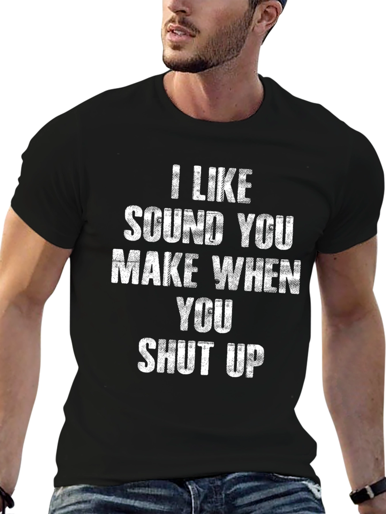 Black I Like The Sound You Make T-Shirt - Funny Novelty Tee view 6