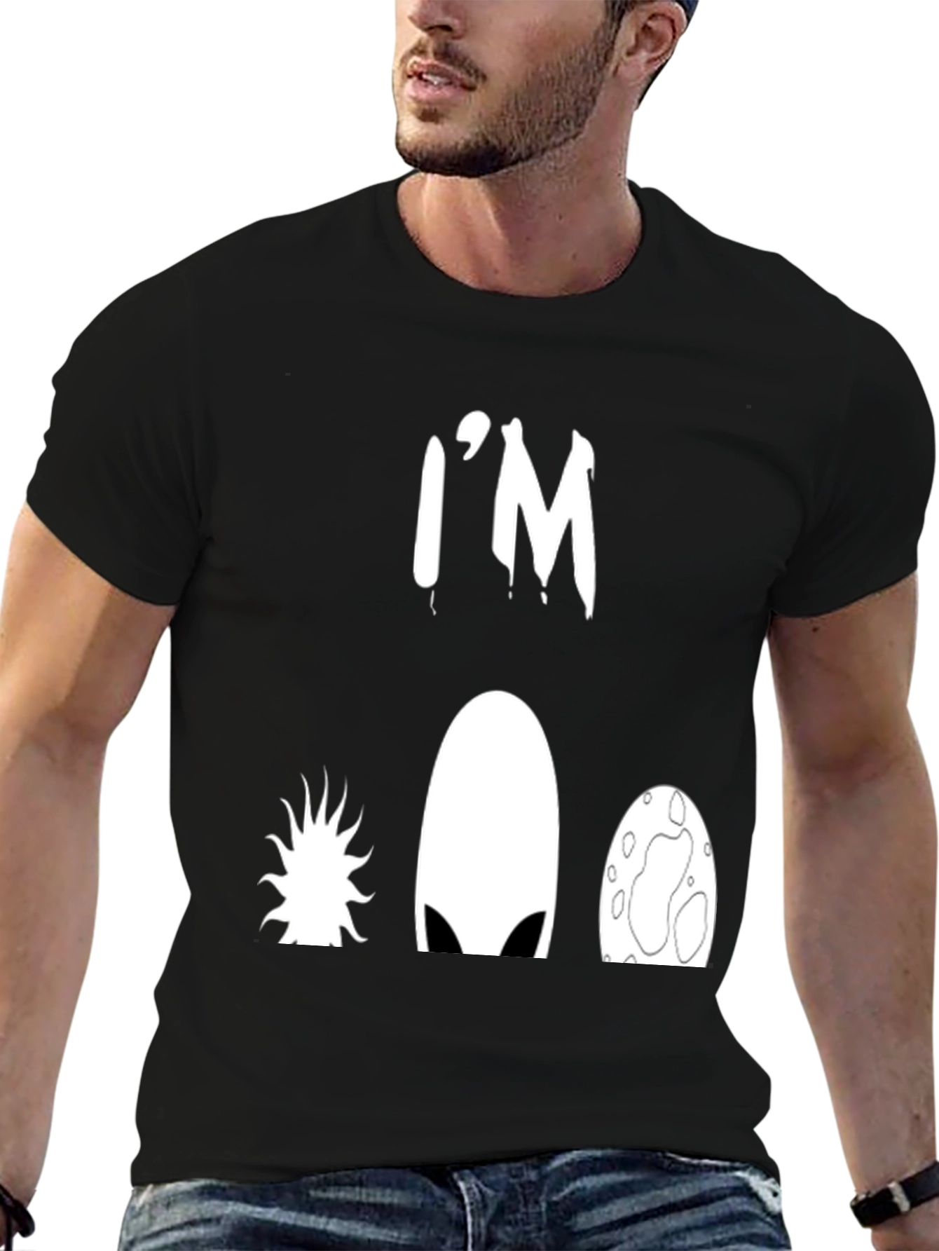 Black Alien Evolution T-Shirt - Funny Sci-Fi Tee view 6