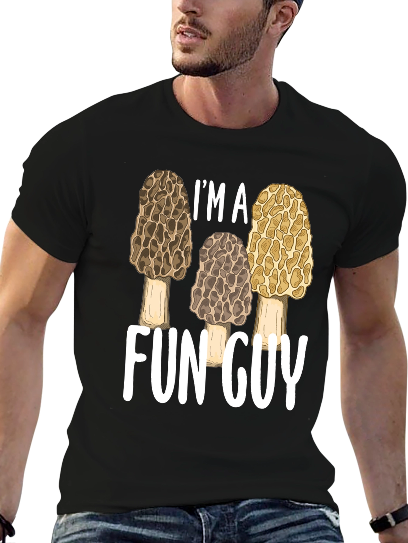 Black Fun Guy Graphic Tee view 6