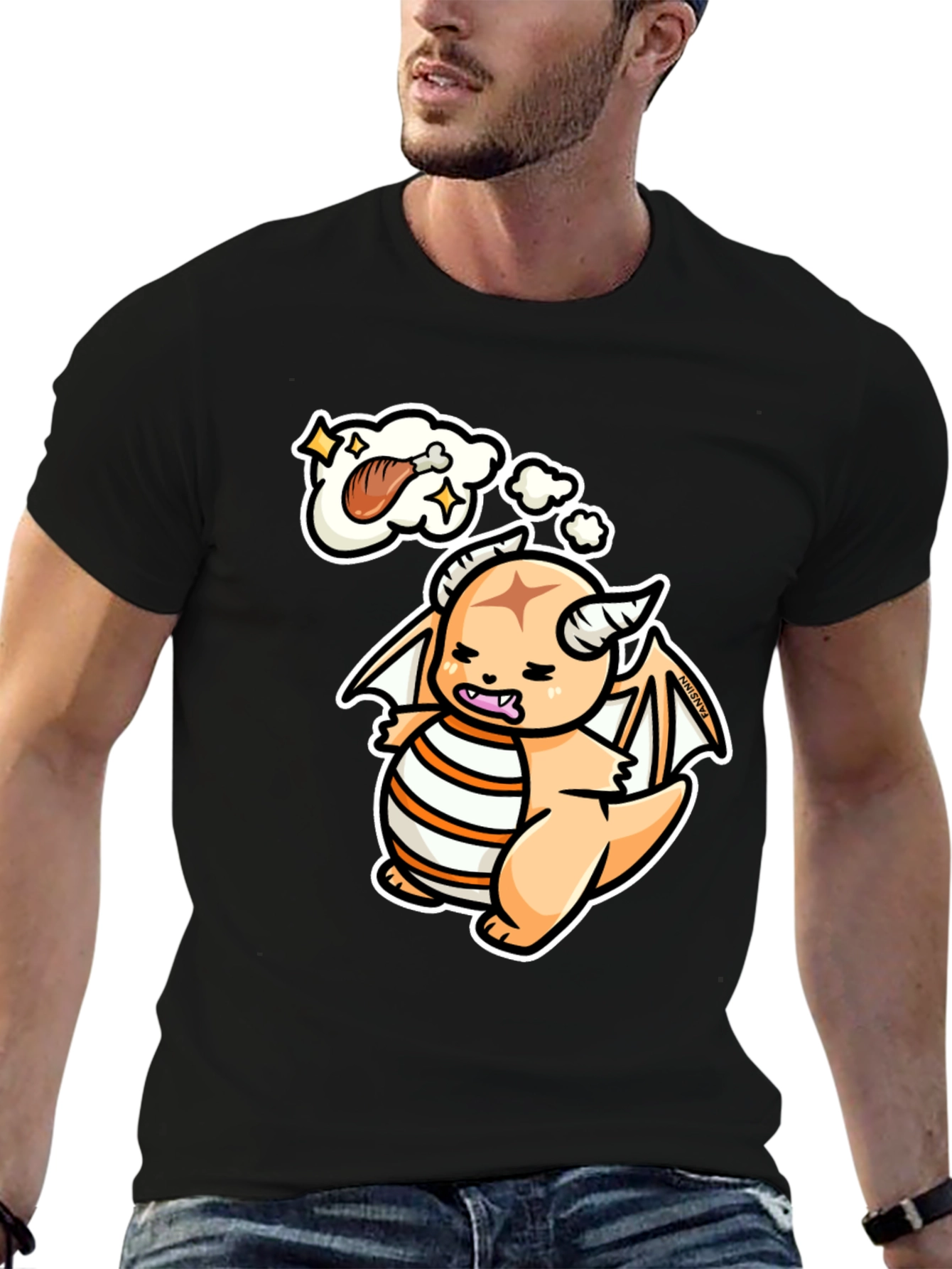 Hungry Dragon Graphic T-Shirt - 6