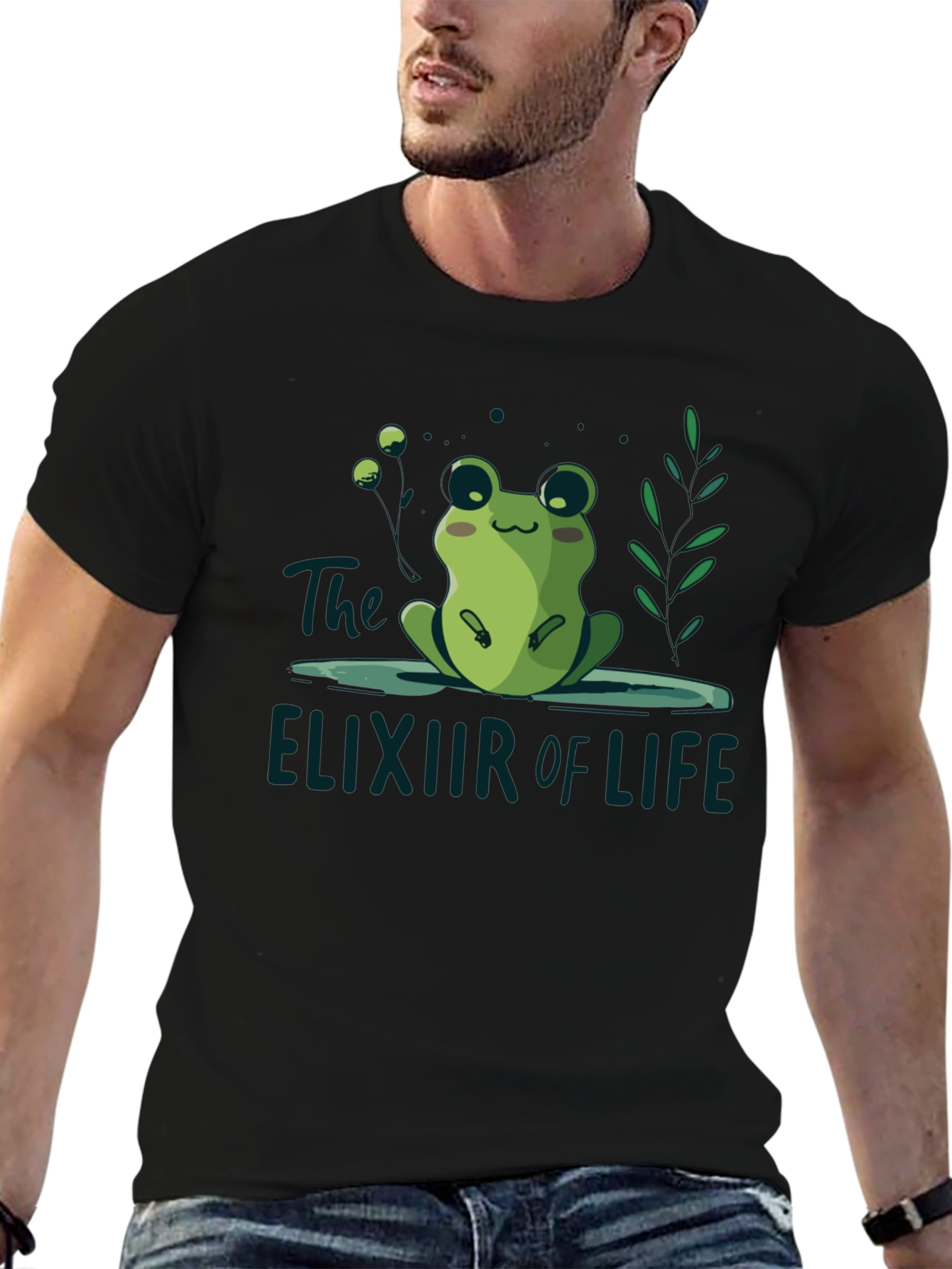Black Frog Elixir of Life Graphic Tee - Relaxed Fit view 6