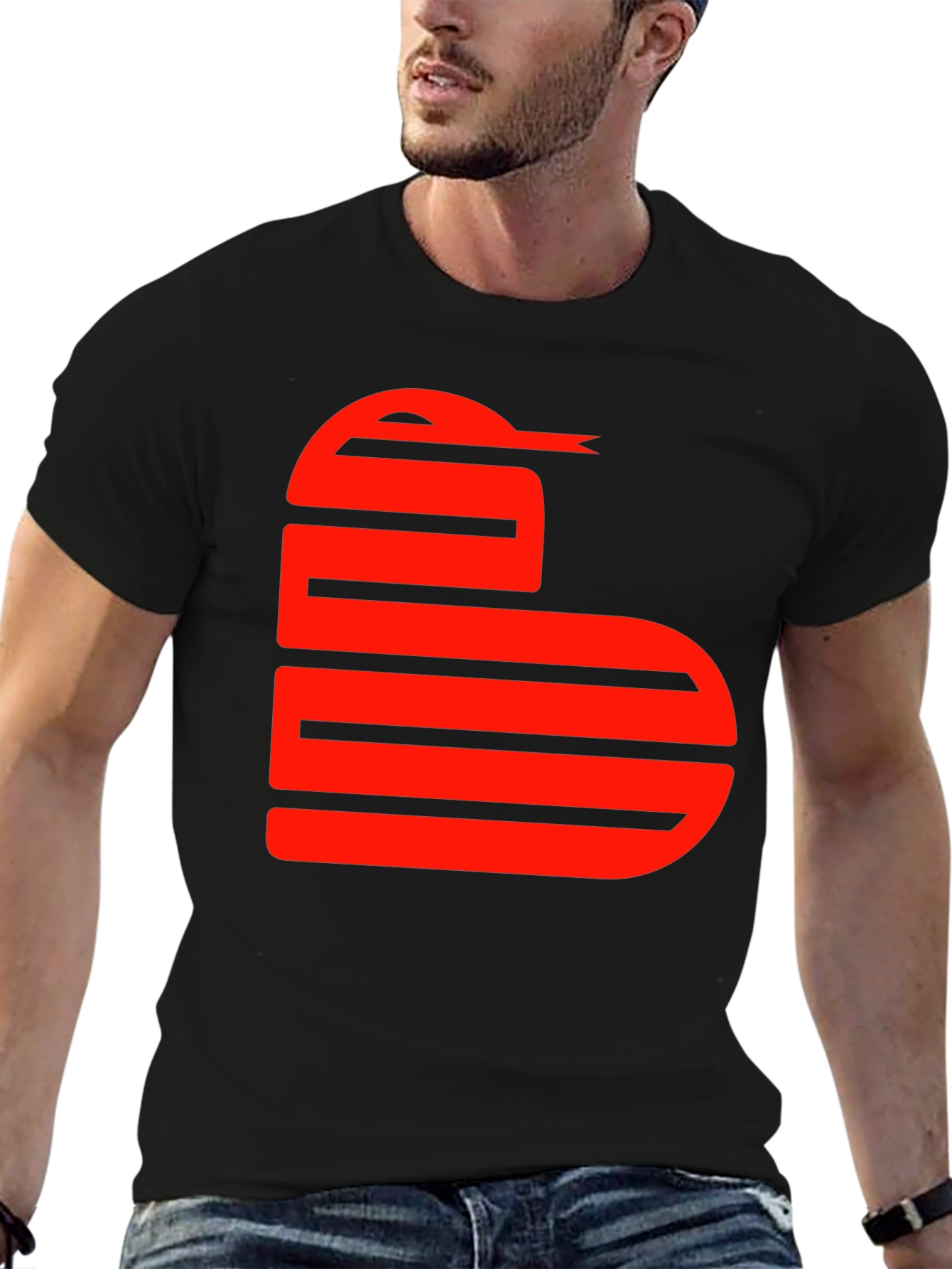 Black Snake Graphic Tee - Red Serpent on Black view 6