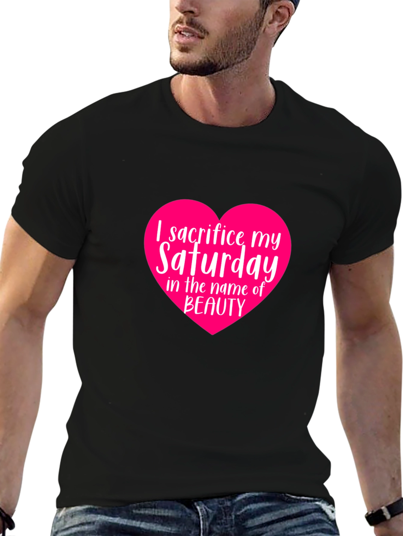 Black Sacrifice Saturday Beauty T-Shirt view 6