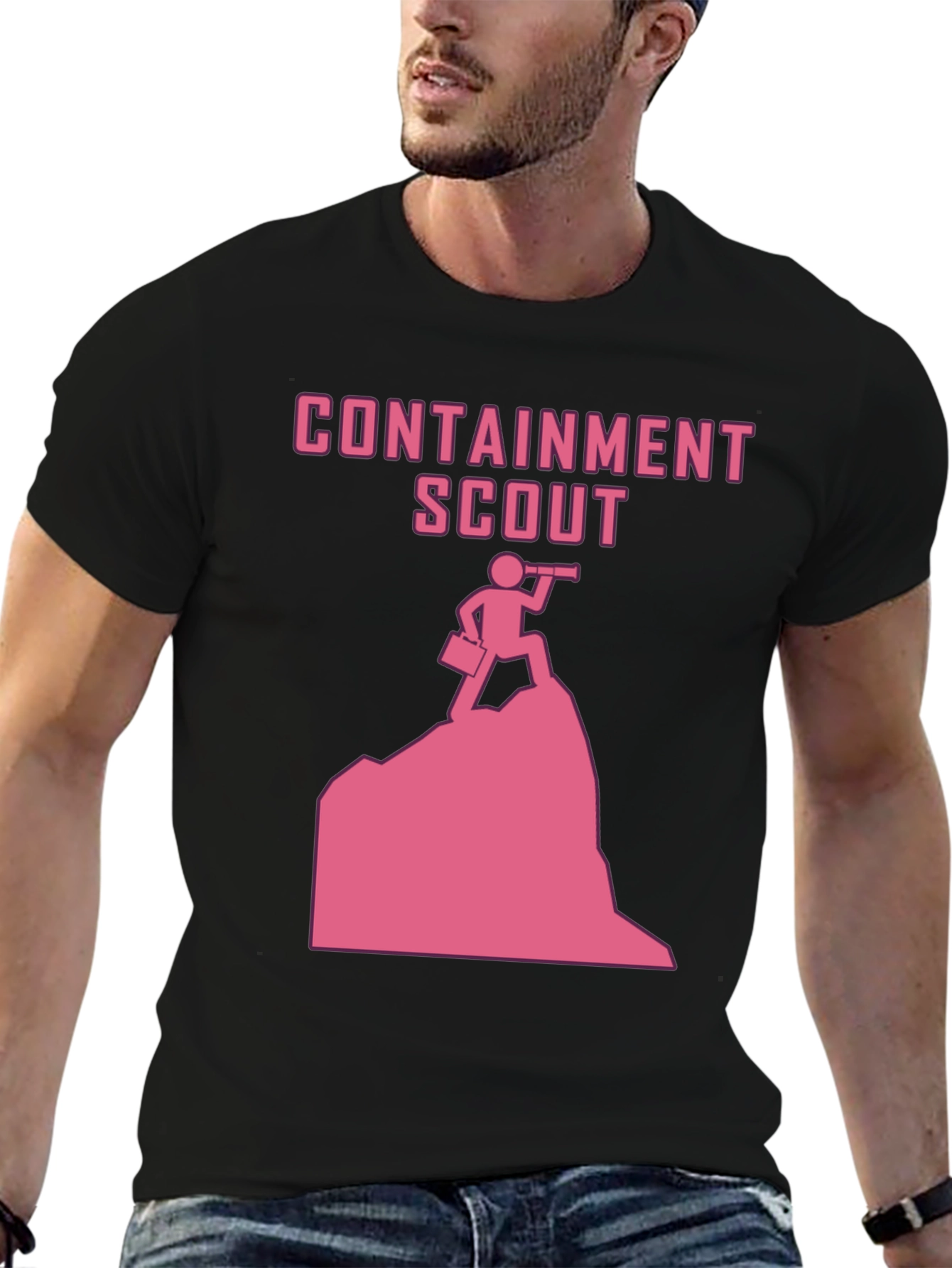 Black Containment Scout Graphic T-Shirt view 6