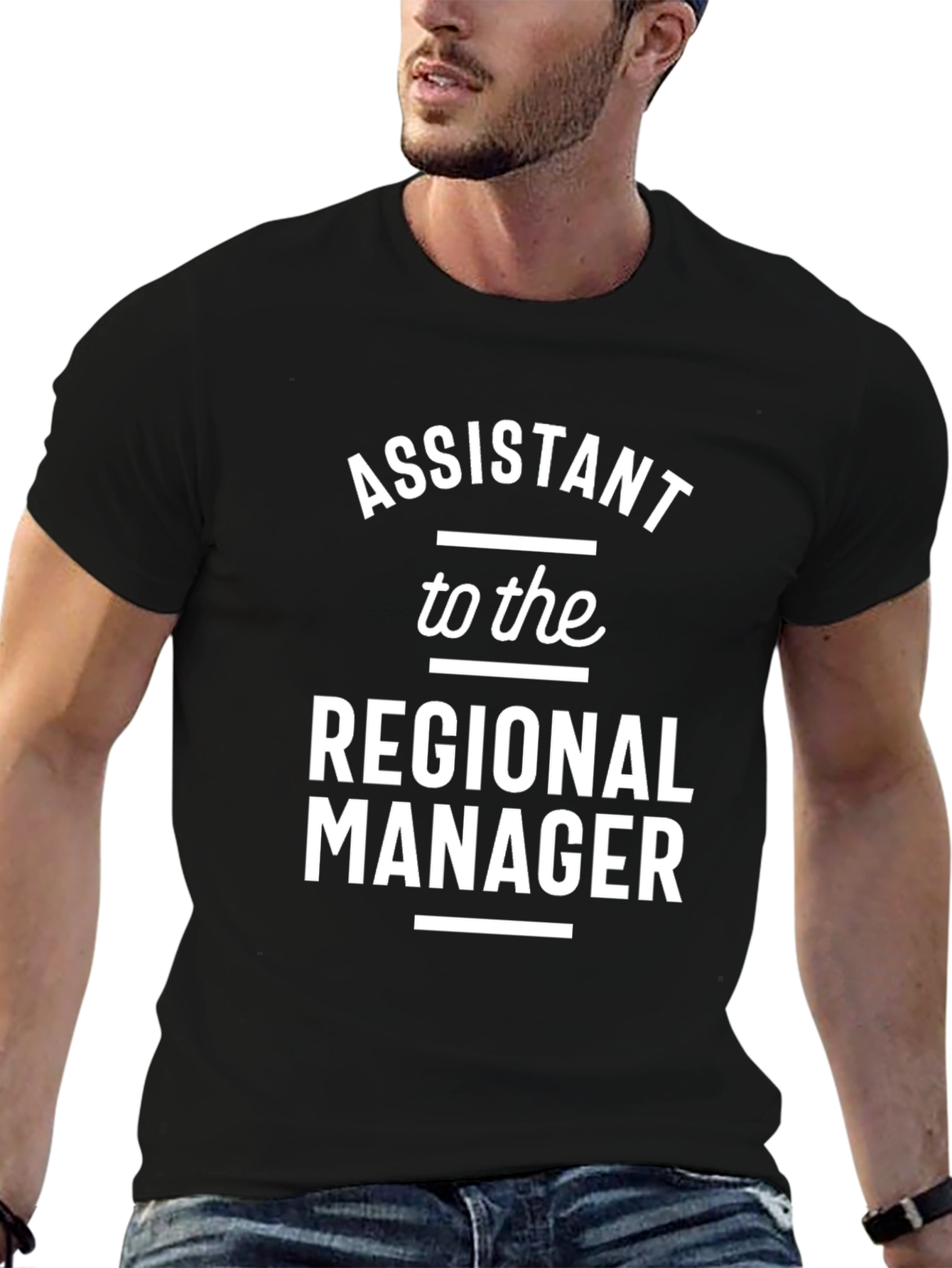 Black Assistant to the Regional Manager T-Shirt view 6