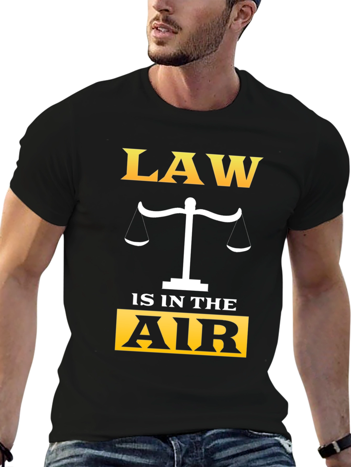 Law is in the Air Graphic T-Shirt - 6