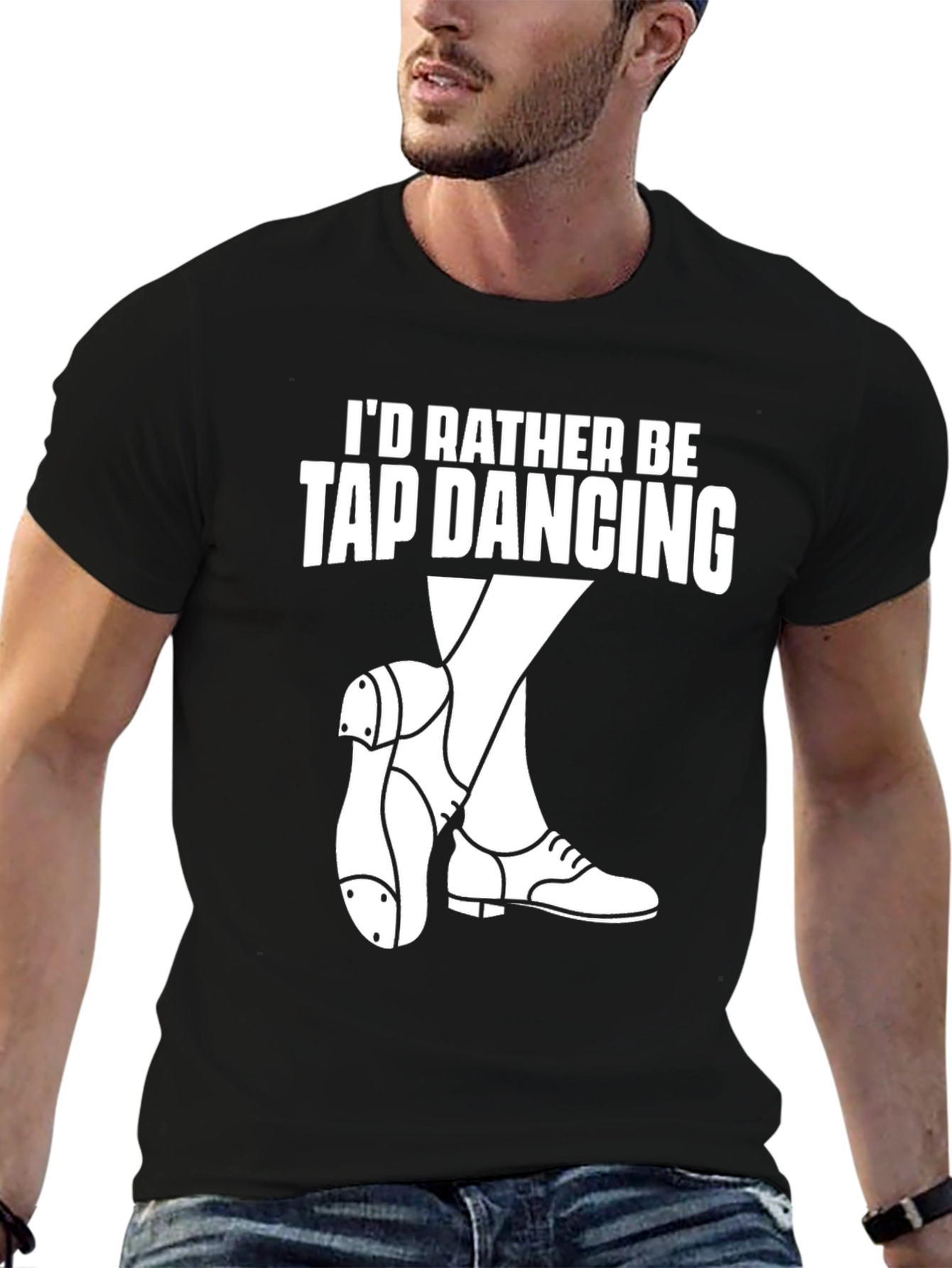 Black Tap Dancing T-Shirt - Dancer's Delight view 6