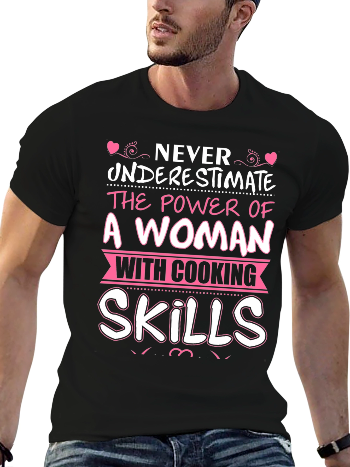 Black Never Underestimate Woman Cooking Skills T-Shirt view 6