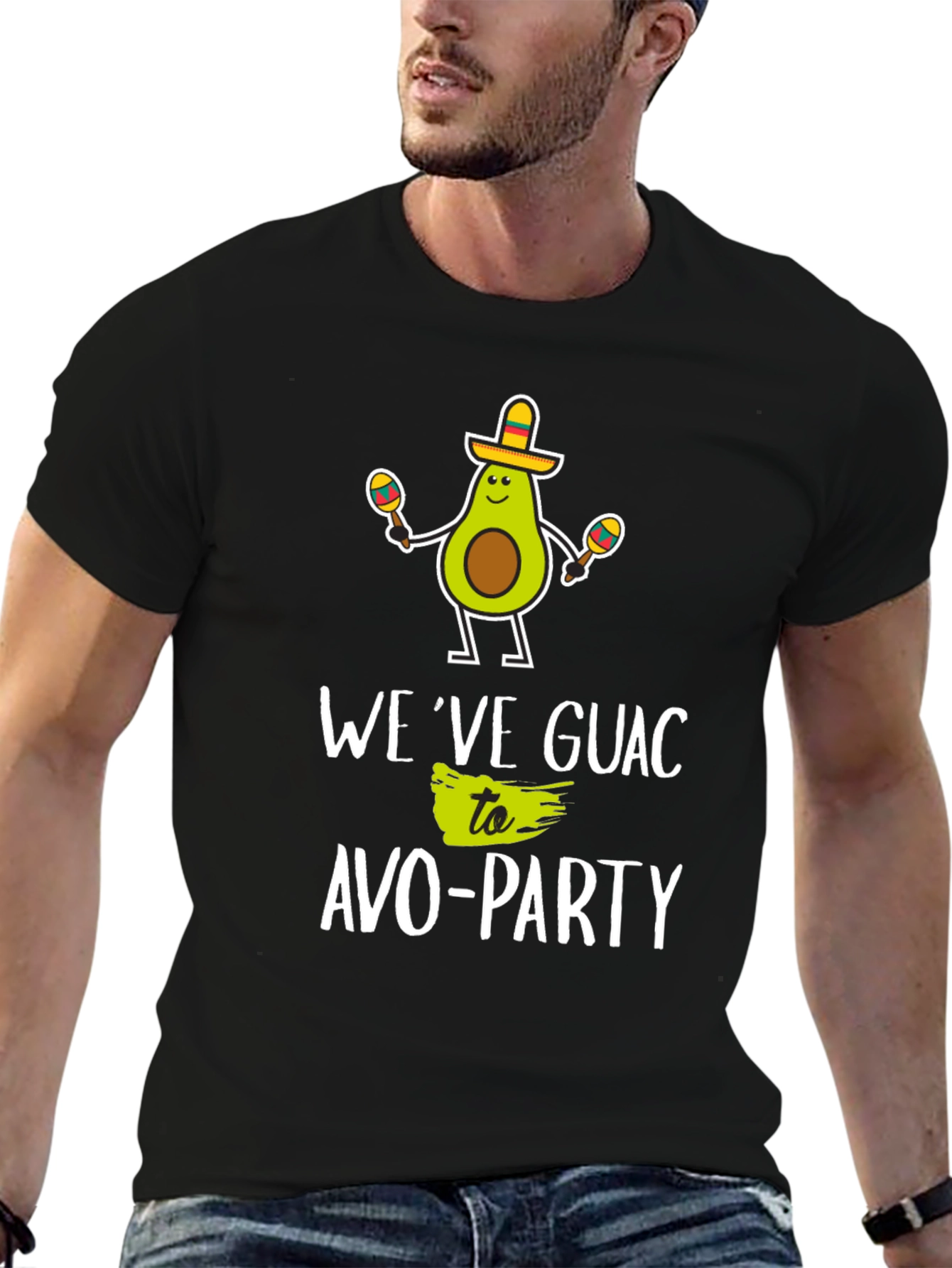 Funny Avocado Avo-Party T-Shirt - 6