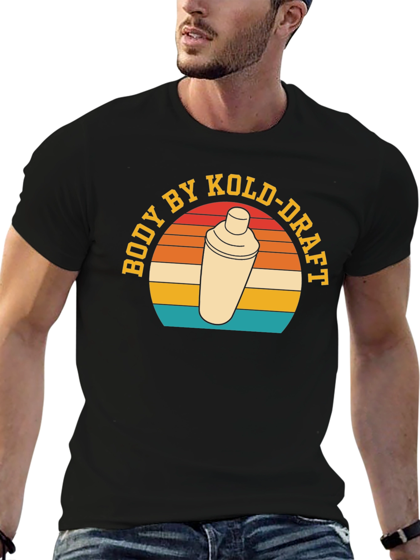 Black Body By Kold-Draft Cocktail Shaker T-Shirt view 6