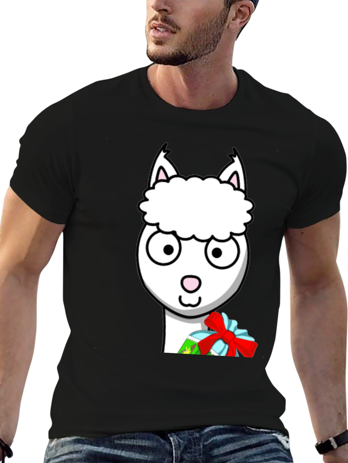 Alpaca Gift Tee - Cute Holiday Shirt - 6