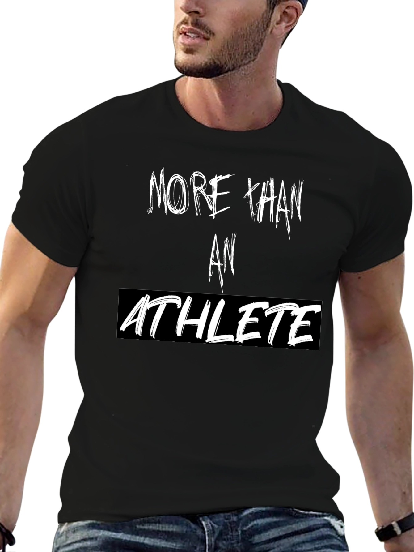 Black More Than An Athlete Black T-Shirt view 6