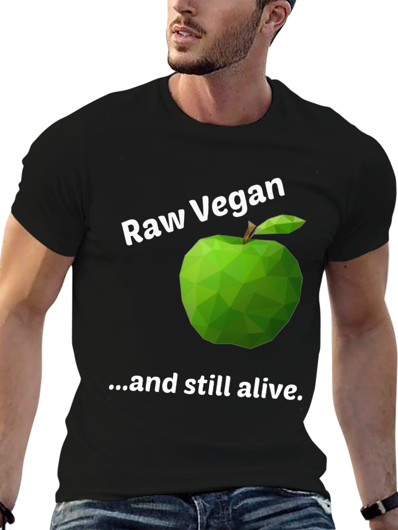 Raw Vegan T-Shirt - Funny Veganism Apparel - 6