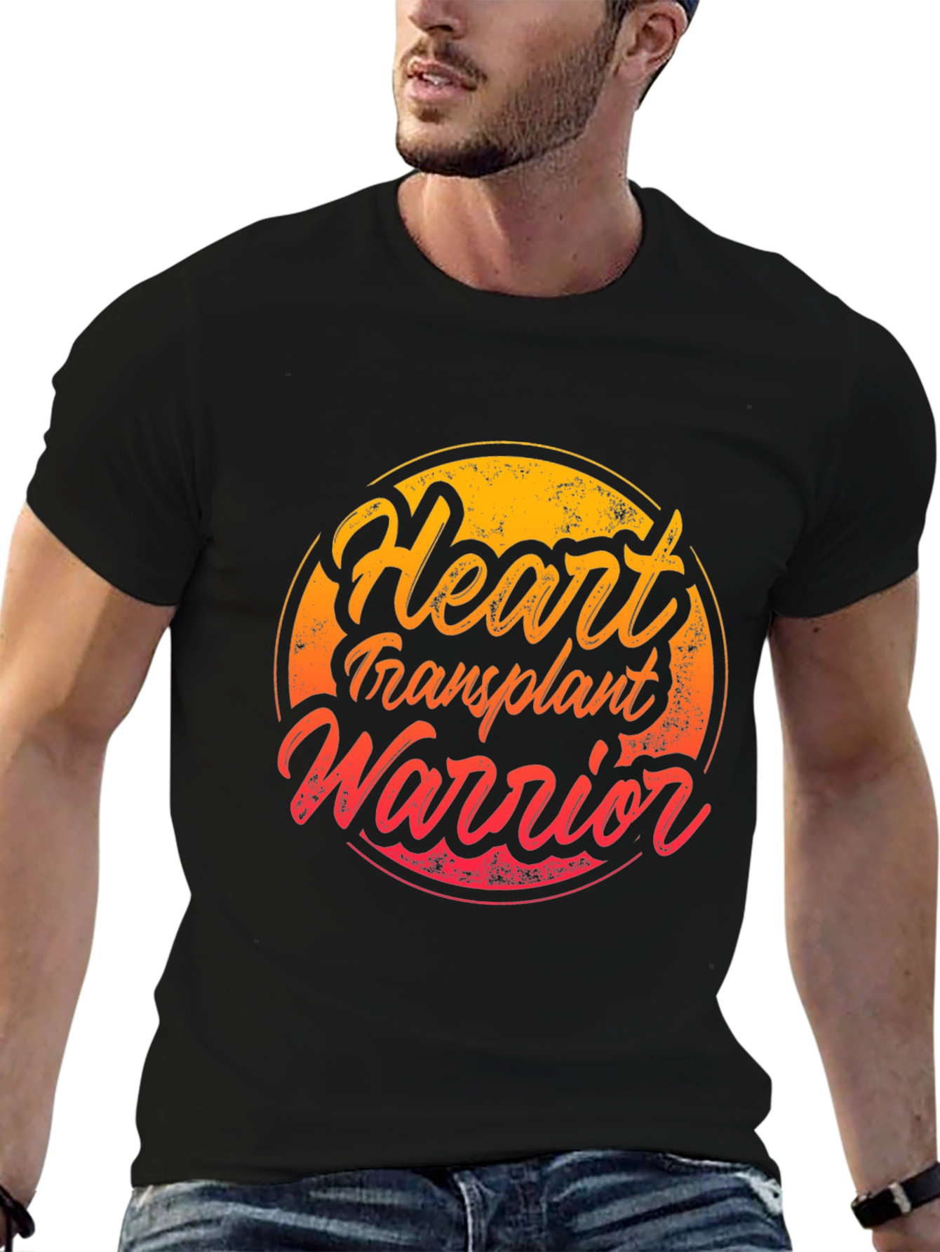 Black Heart Transplant Warrior Graphic Tee view 6
