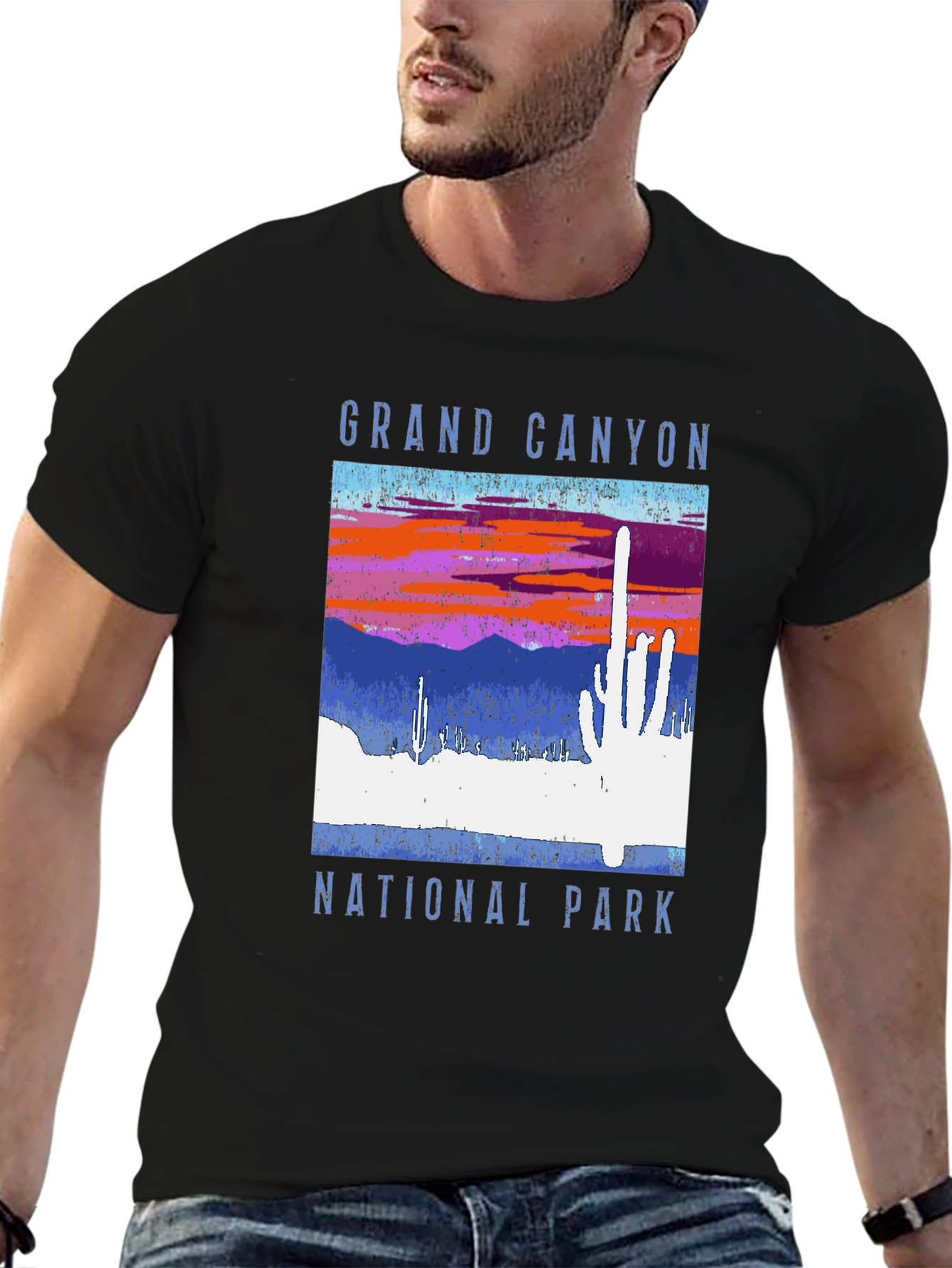 Black Grand Canyon National Park Graphic Tee view 6