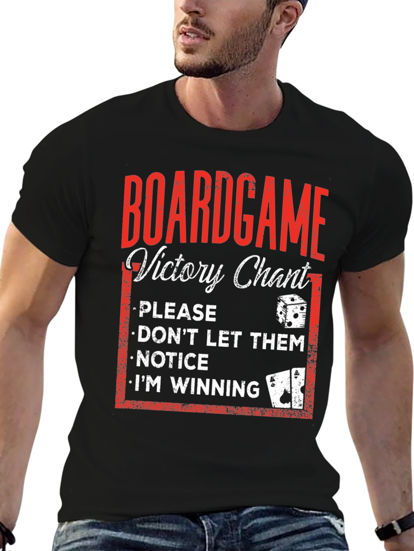 Boardgame Victory Chant T-Shirt - Funny Game Night Apparel - 6
