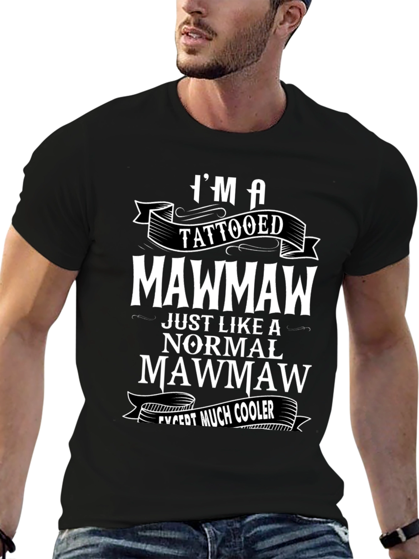 Tattooed Mawmaw Novelty Graphic T-Shirt - 6