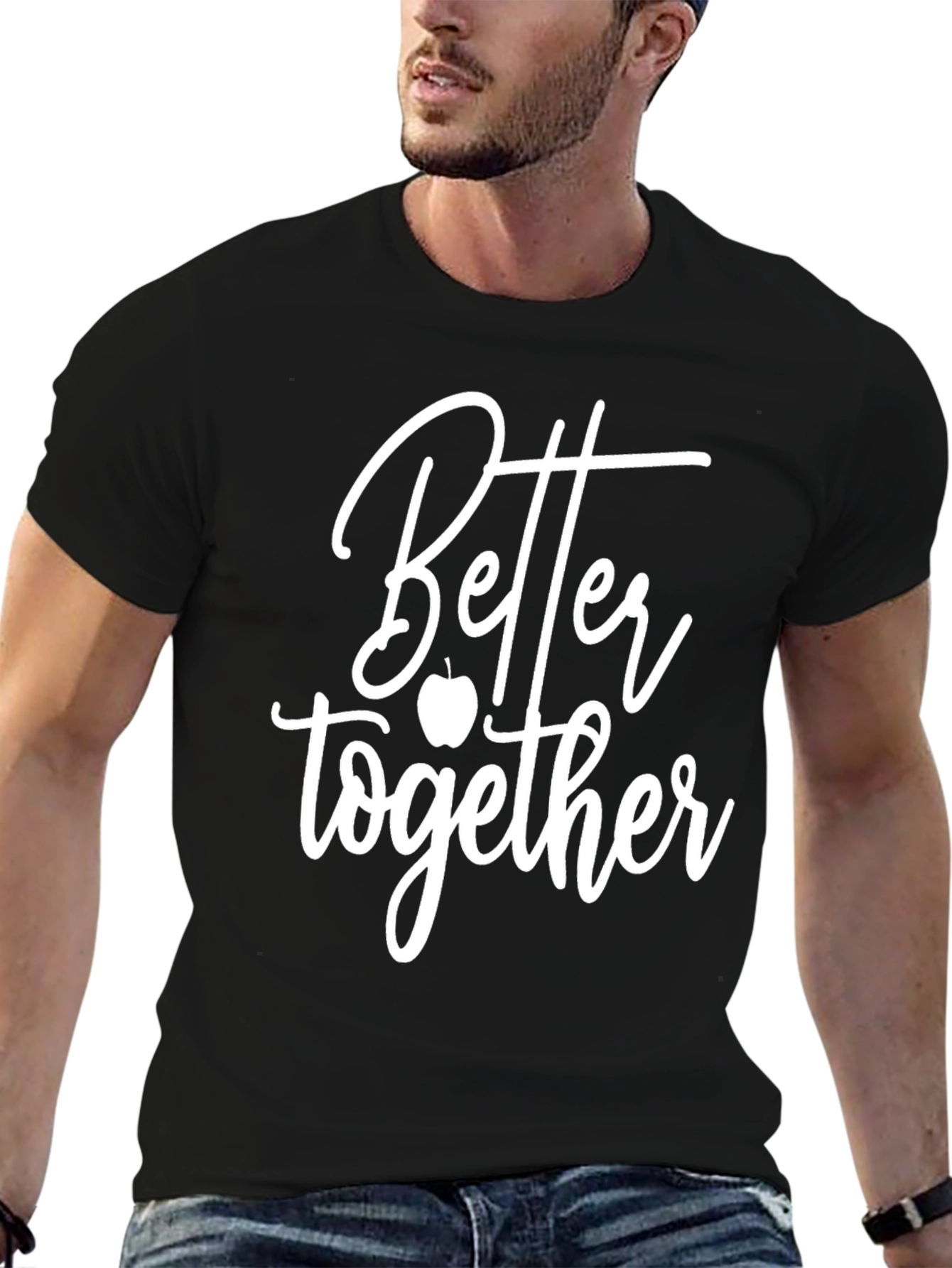 Black Better Together Graphic Tee view 6