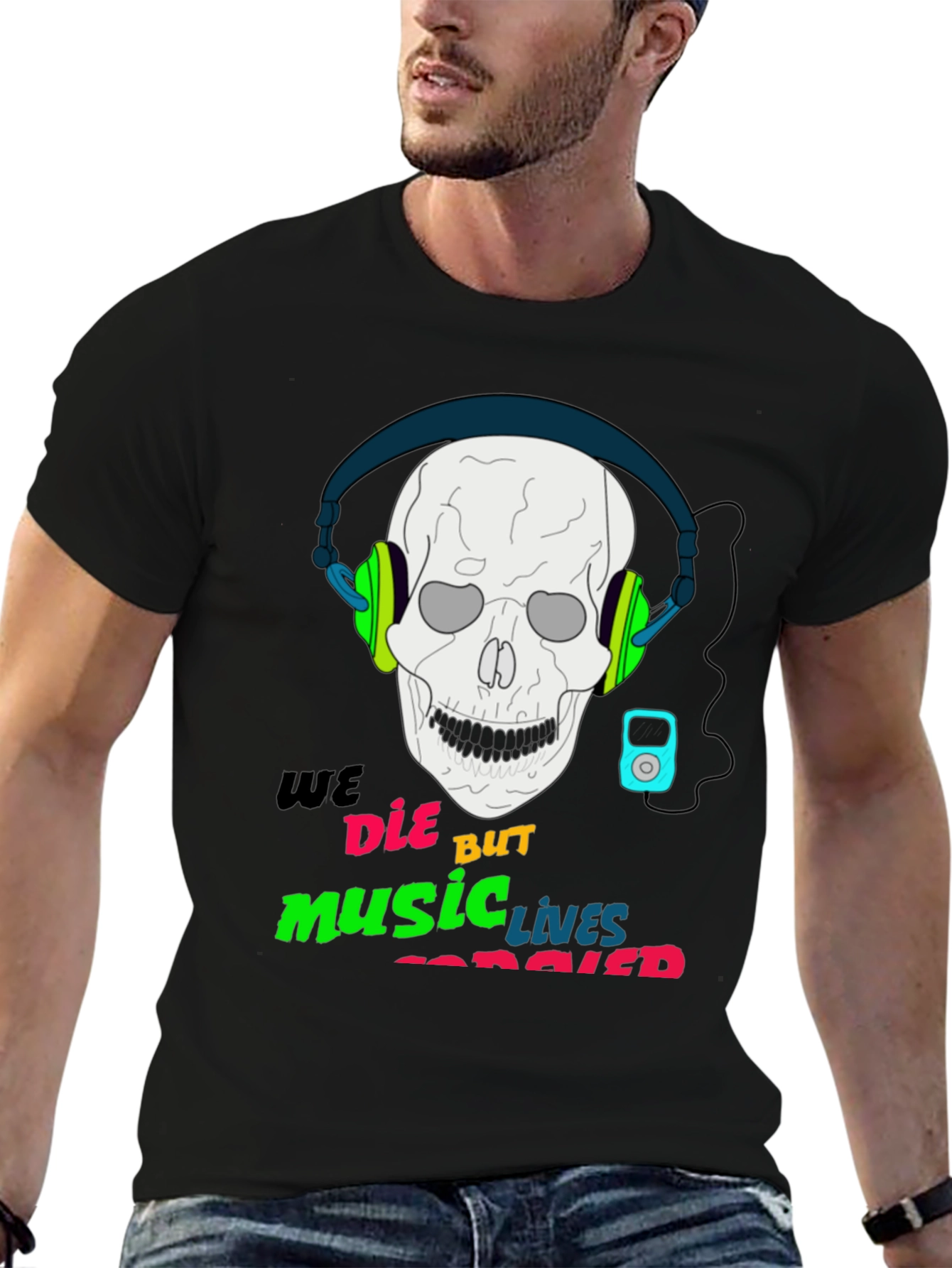 Black Music Never Dies T-Shirt view 6