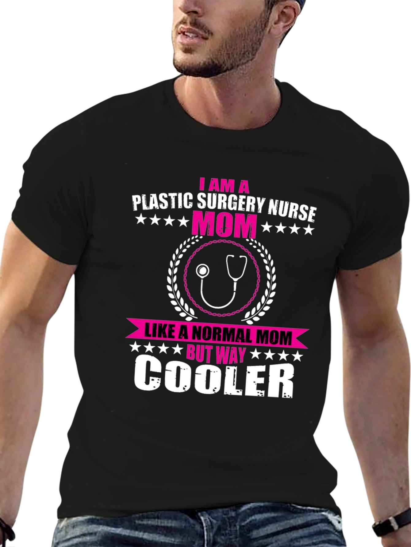 Plastic Surgery Nurse Mom T-Shirt - Way Cooler Than Normal! - 6