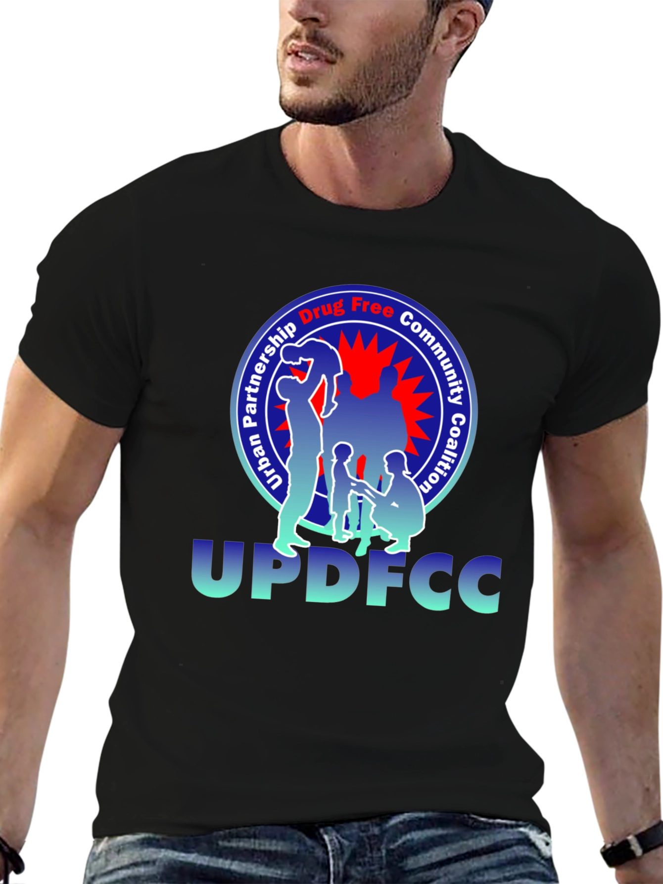 Black Urban Partnership Drug Free Community Coalition T-Shirt view 6