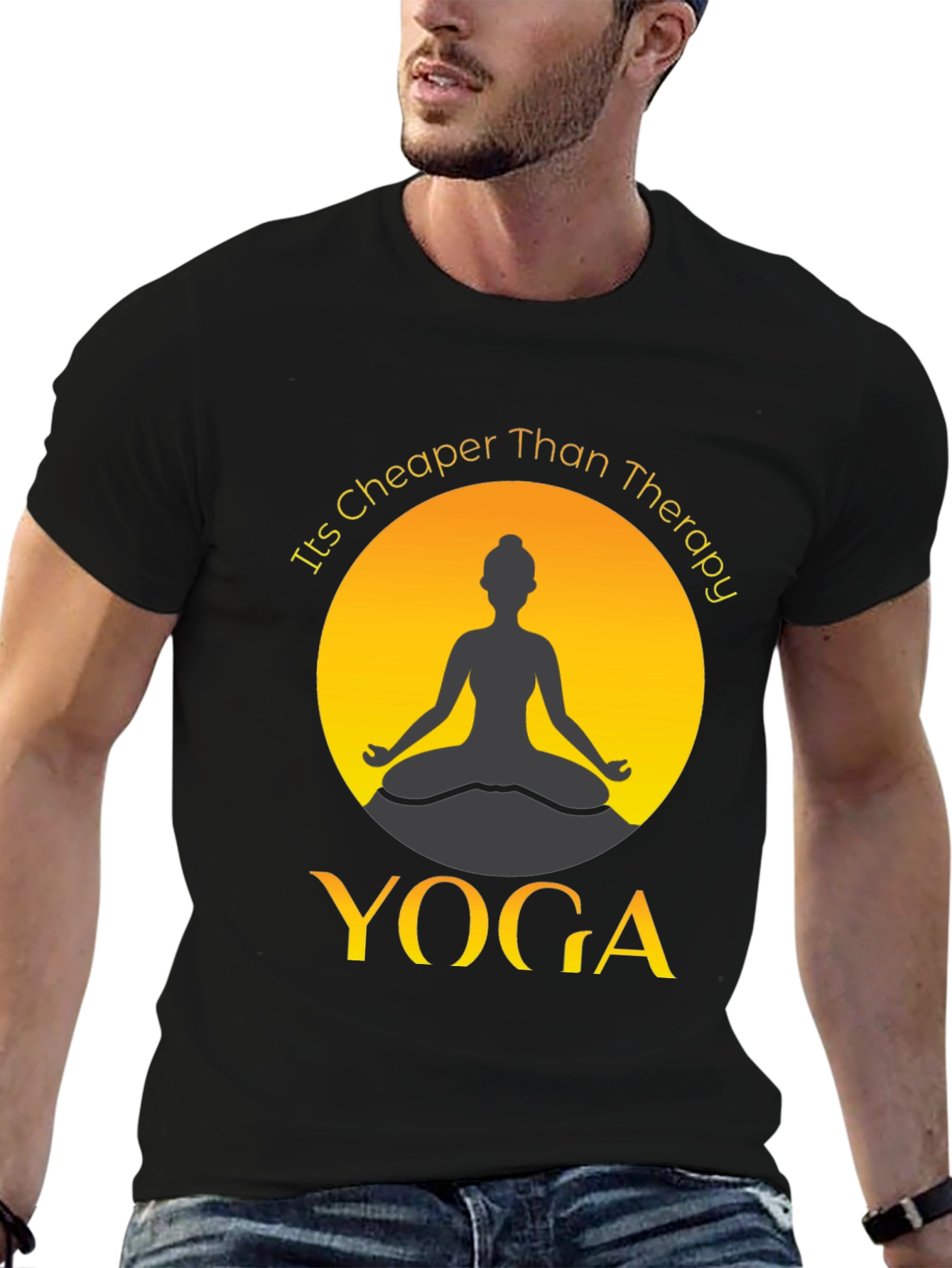 Yoga Cheaper Than Therapy T-Shirt - Relax & Save - 6