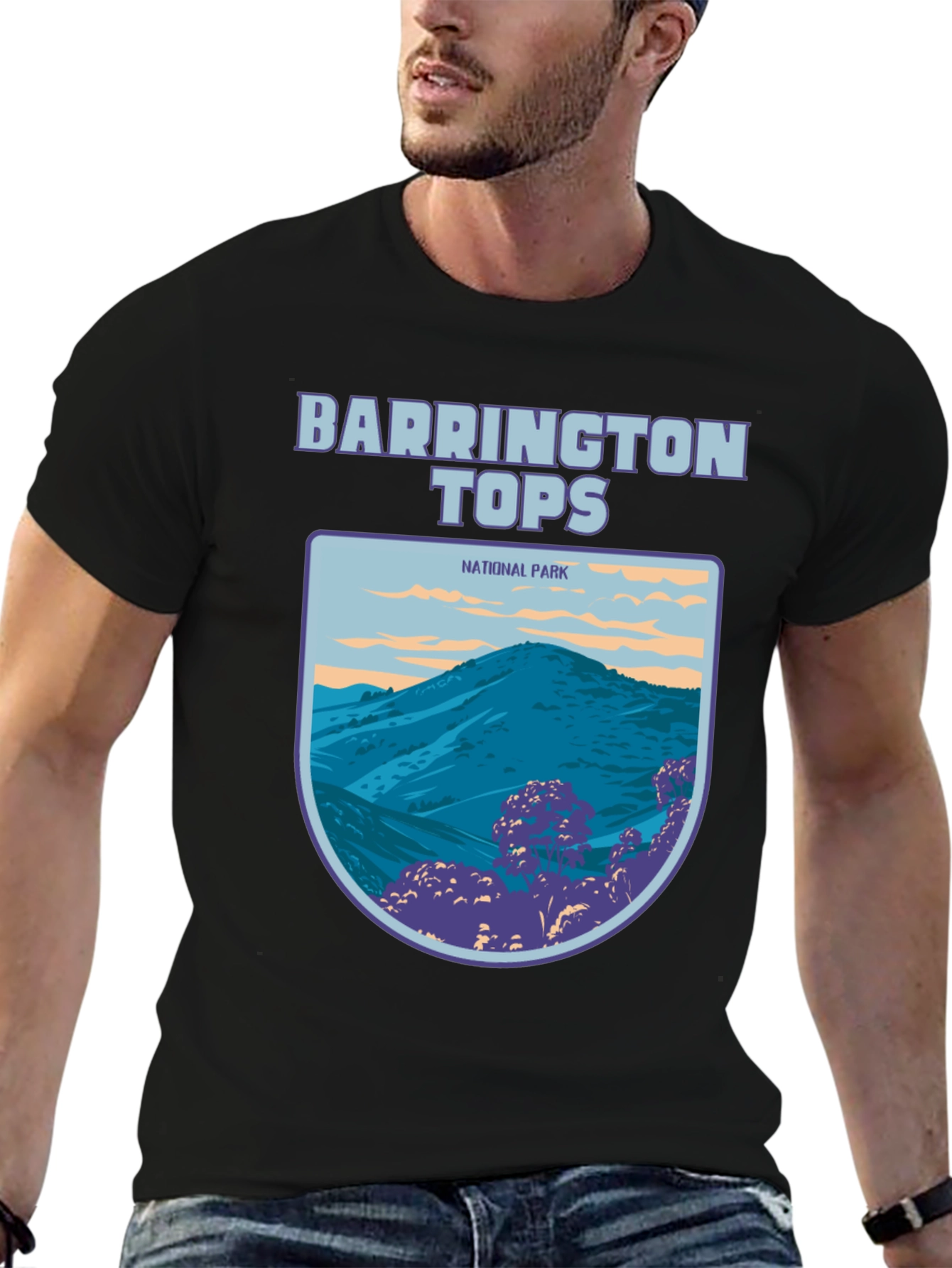 Black Barrington Tops National Park Graphic Tee view 6