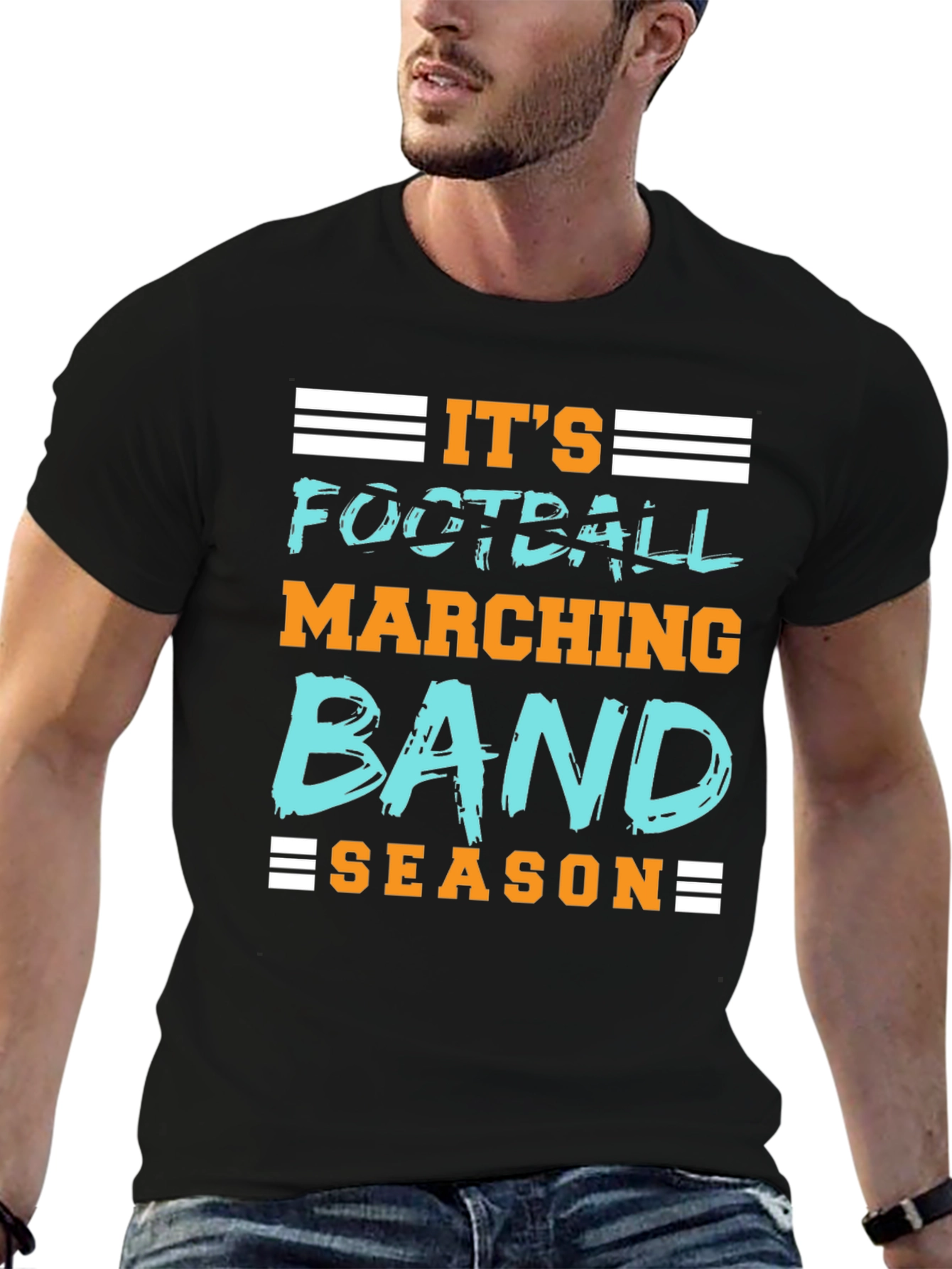 It's Football Marching Band Season Graphic Tee - 6