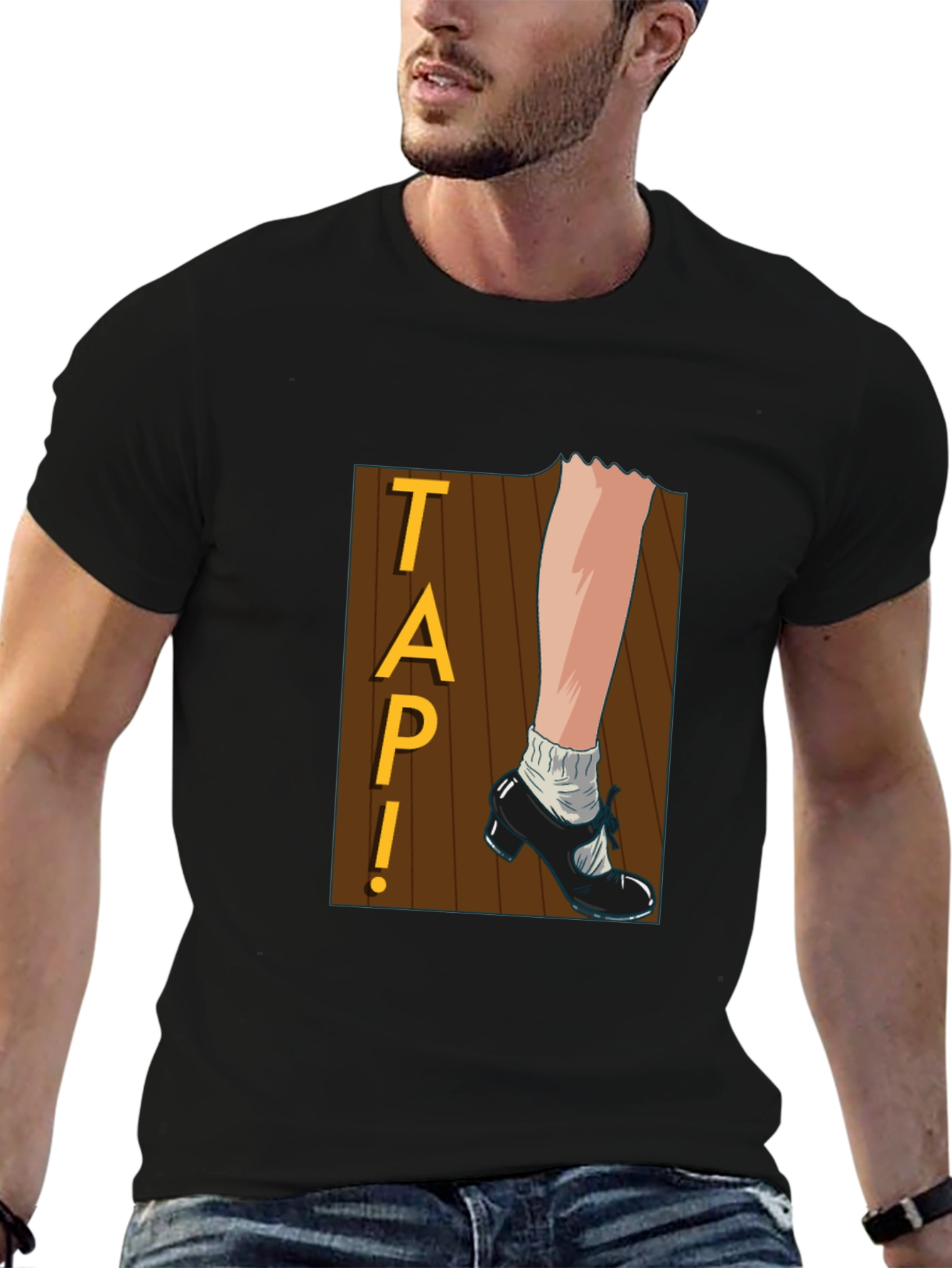 Black Tap Dance Graphic Tee - Rhythm & Style! view 6