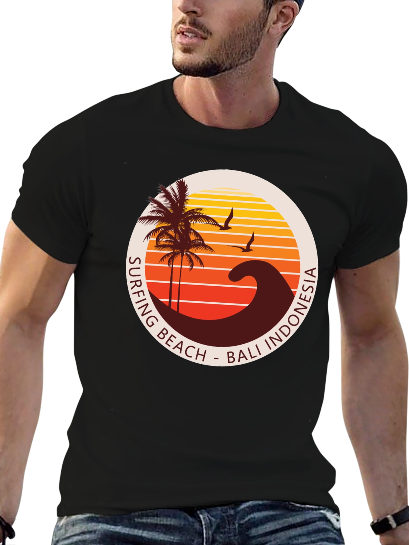 Bali Surfing Beach T-Shirt - 6
