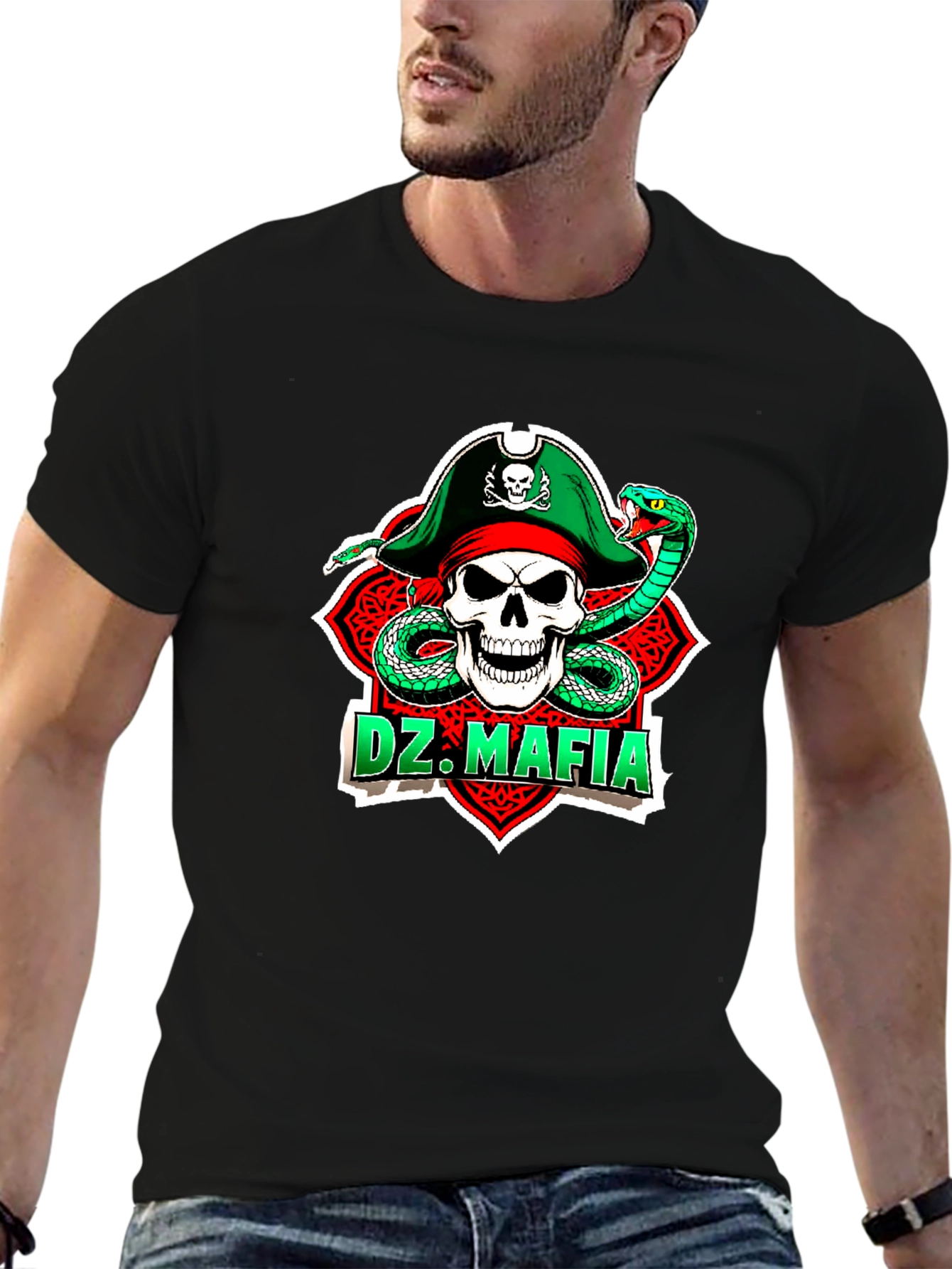 DZ Mafia Skull Pirate T-Shirt - 6