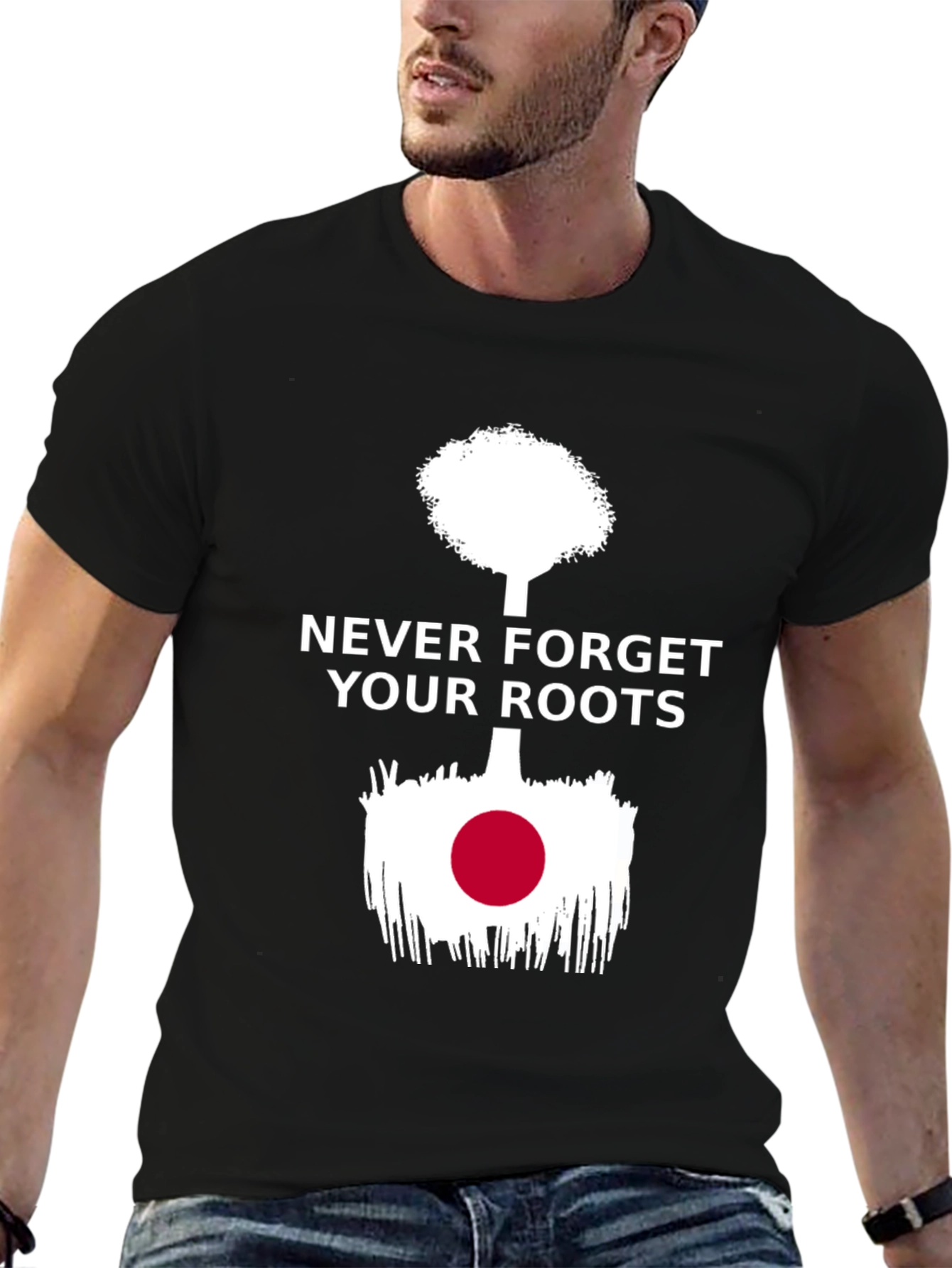 Black Never Forget Your Roots T-Shirt view 6