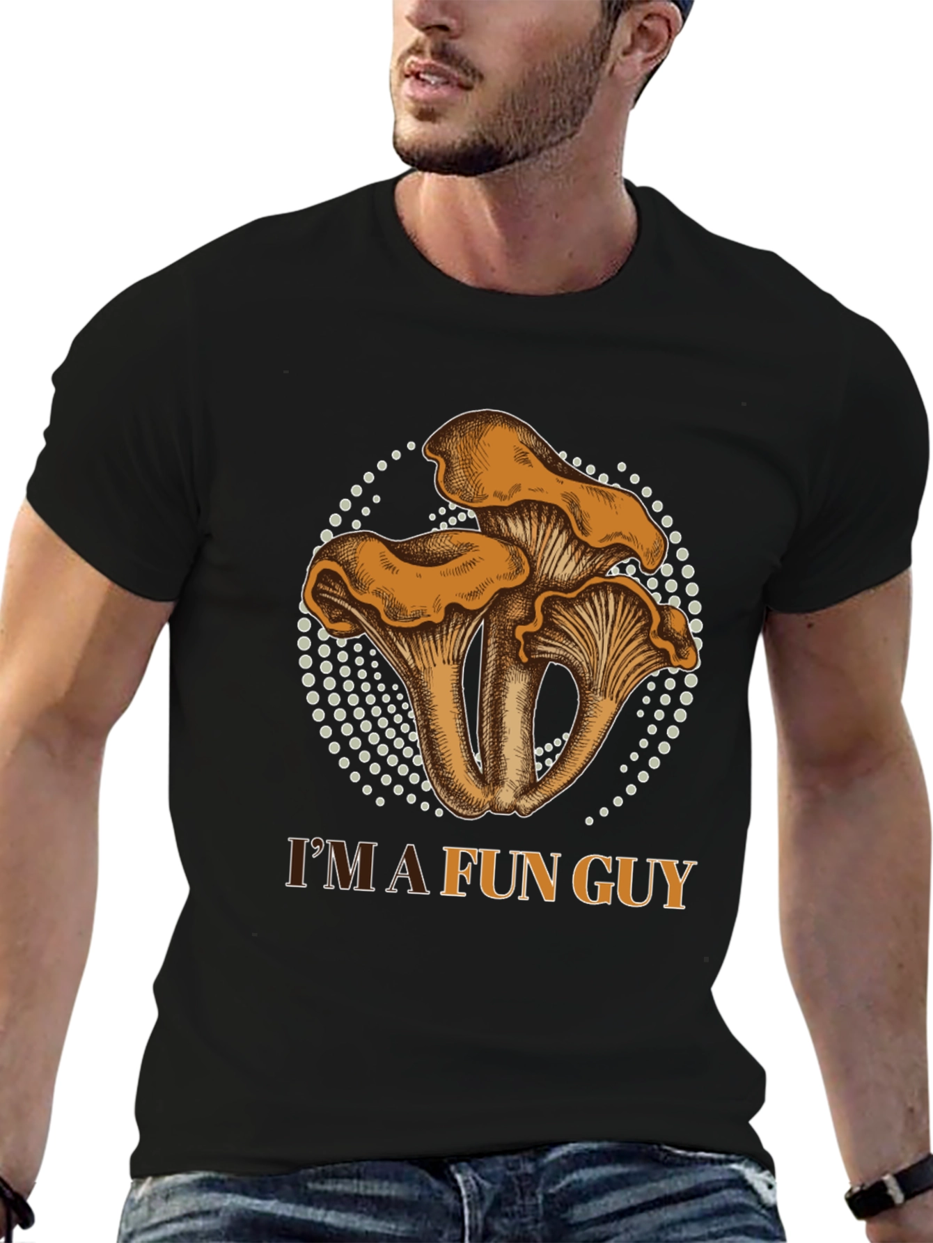 Black I'm A Fun Guy - Graphic T-Shirt view 6