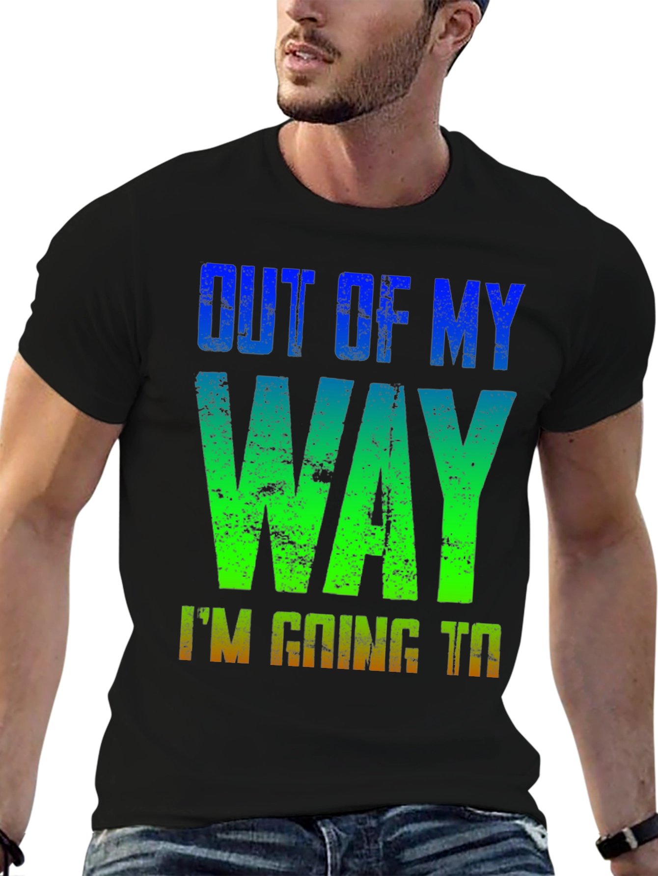 Black Out of My Way Graphic T-Shirt view 6
