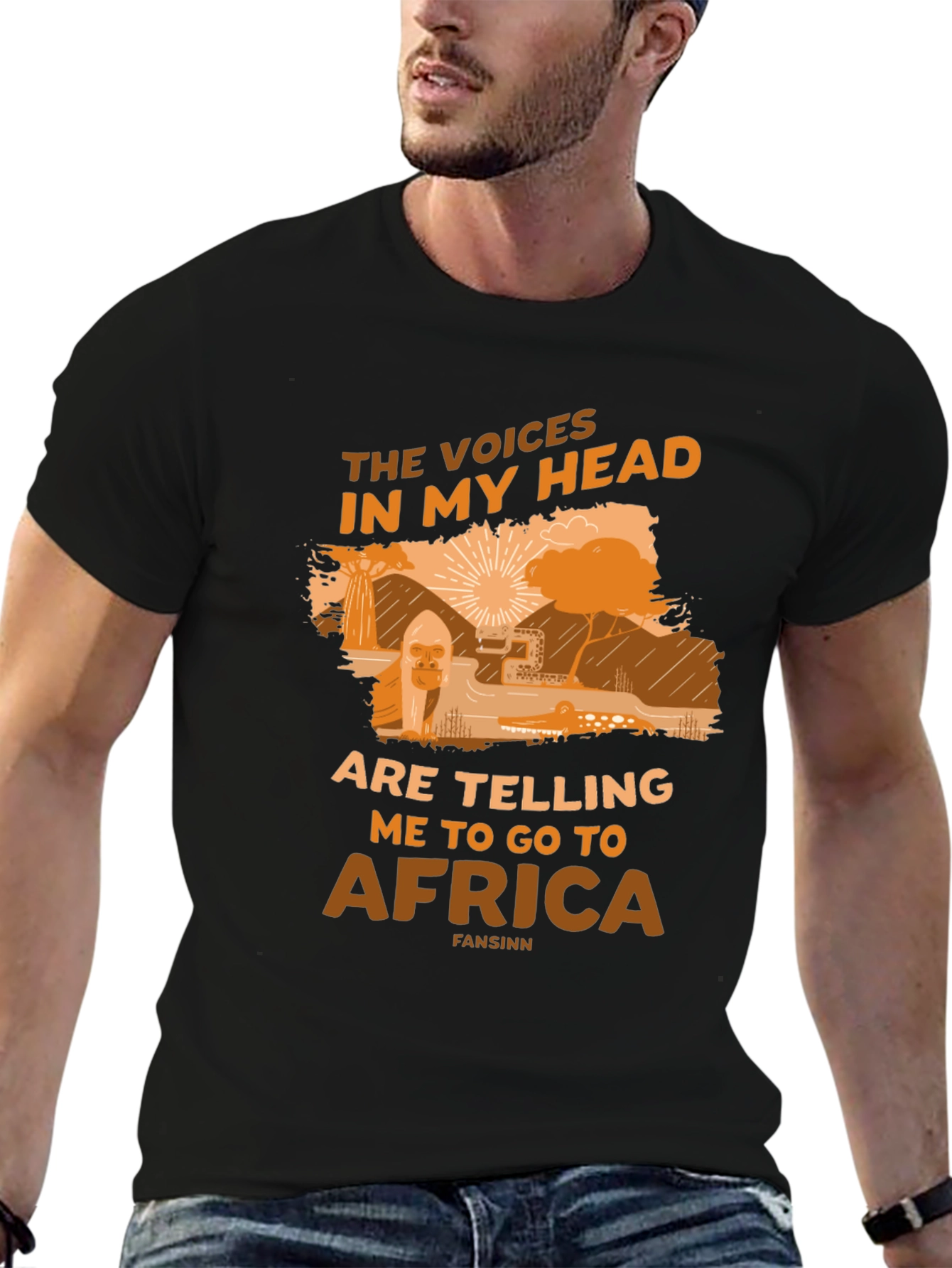 Africa Calling Graphic T-Shirt - 6