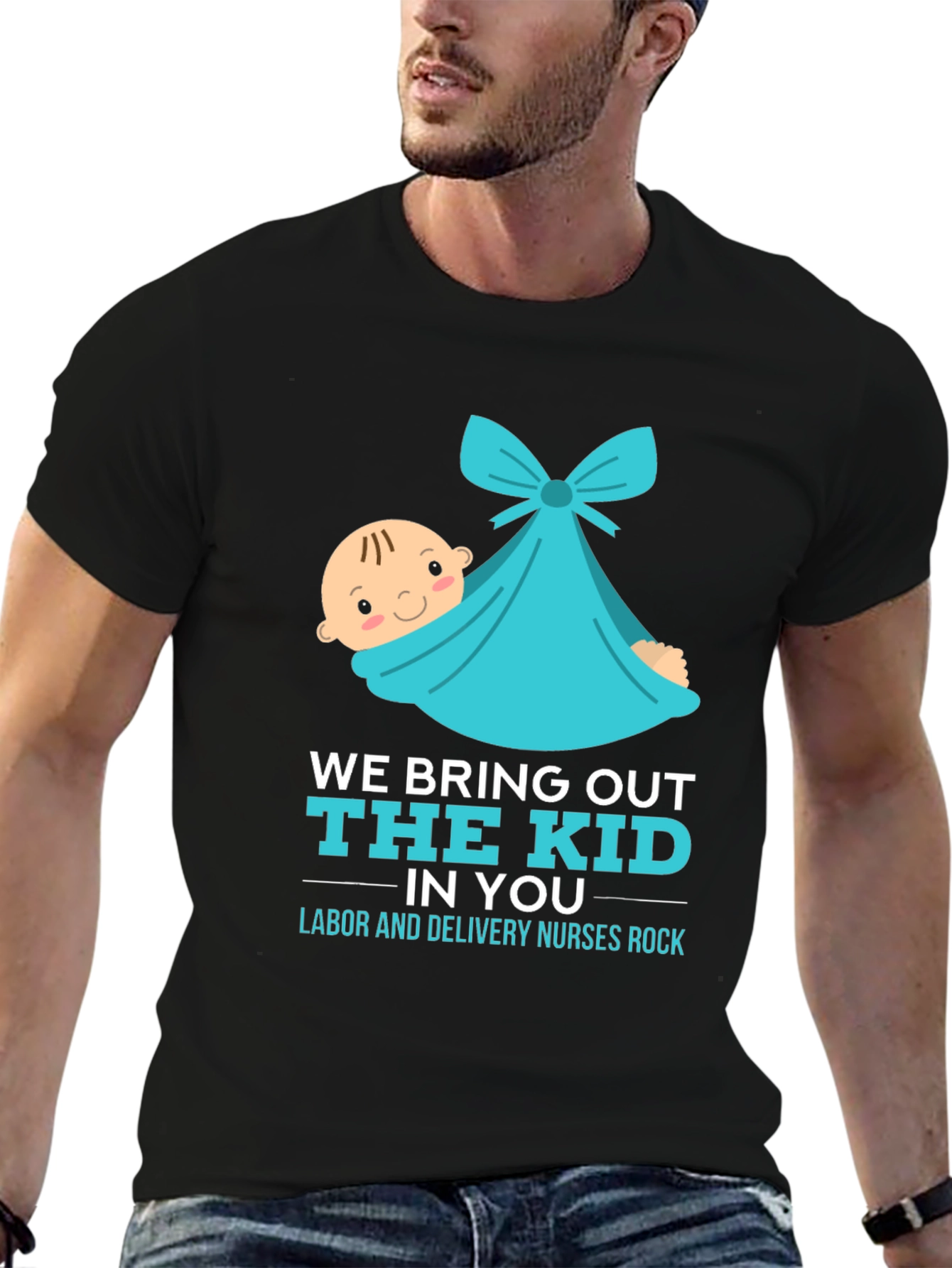 Labor & Delivery Nurse T-Shirt - We Bring Out The Kid - 6