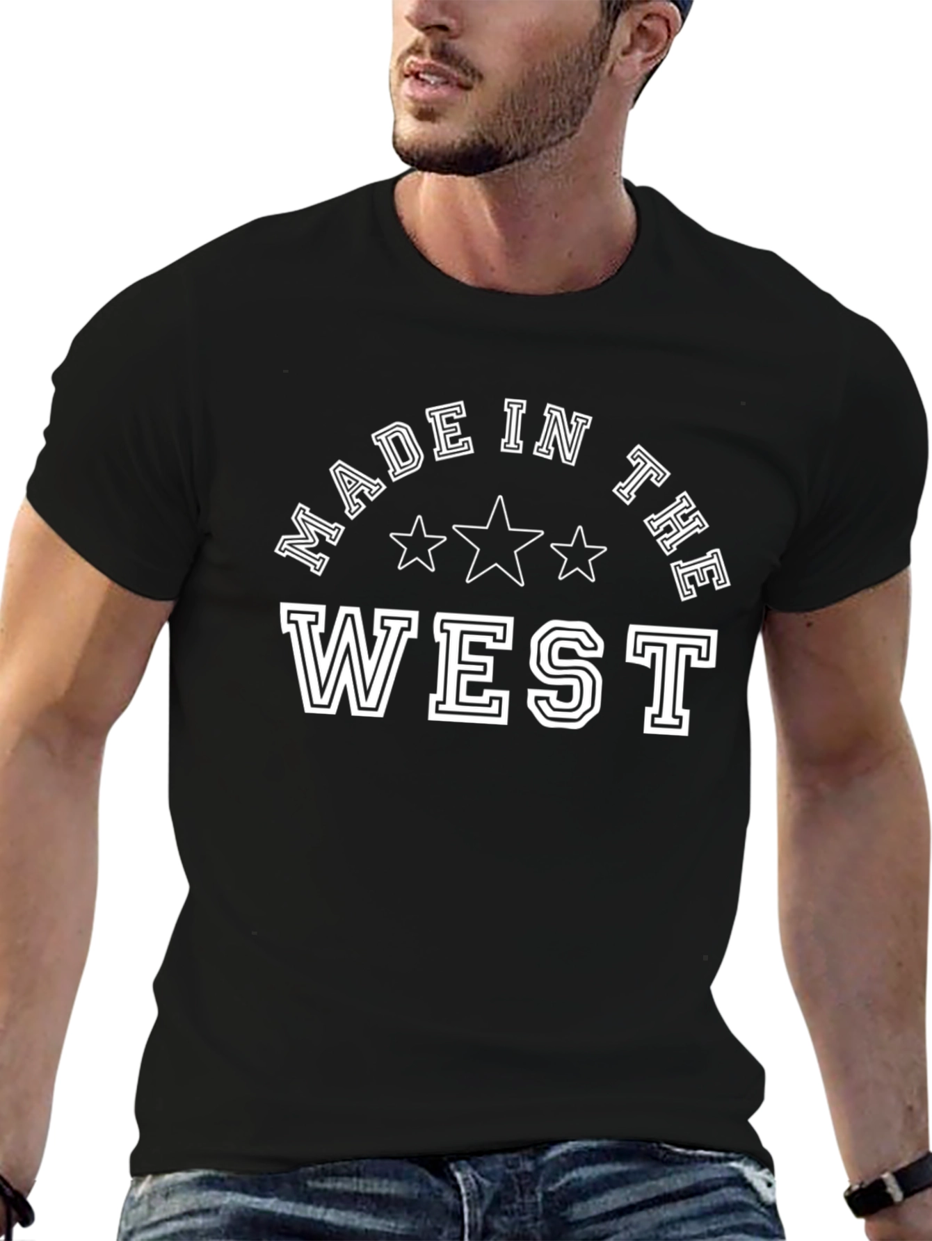 Black Made in the West Graphic T-Shirt view 6