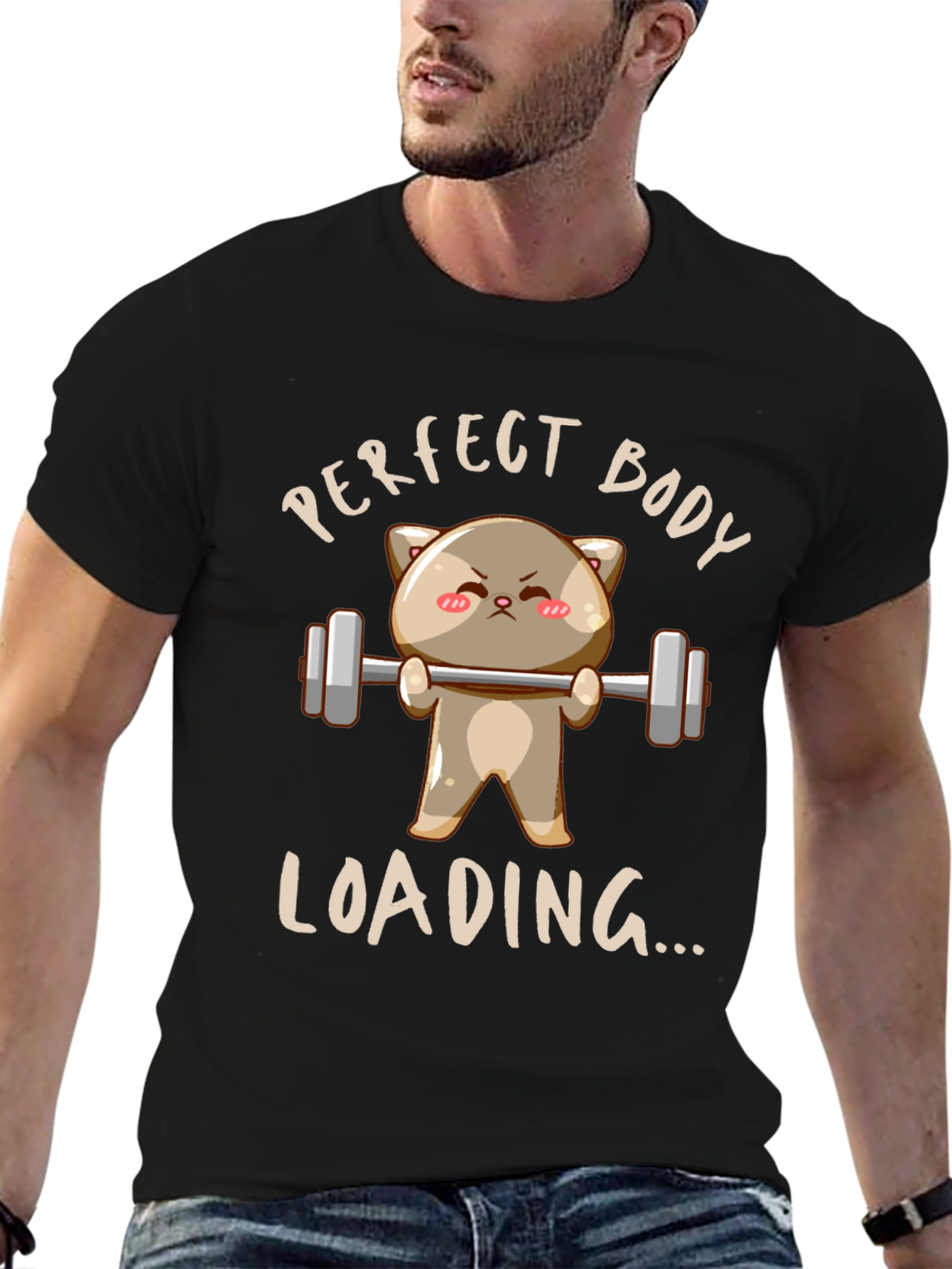 Black Perfect Body Loading T-Shirt view 6