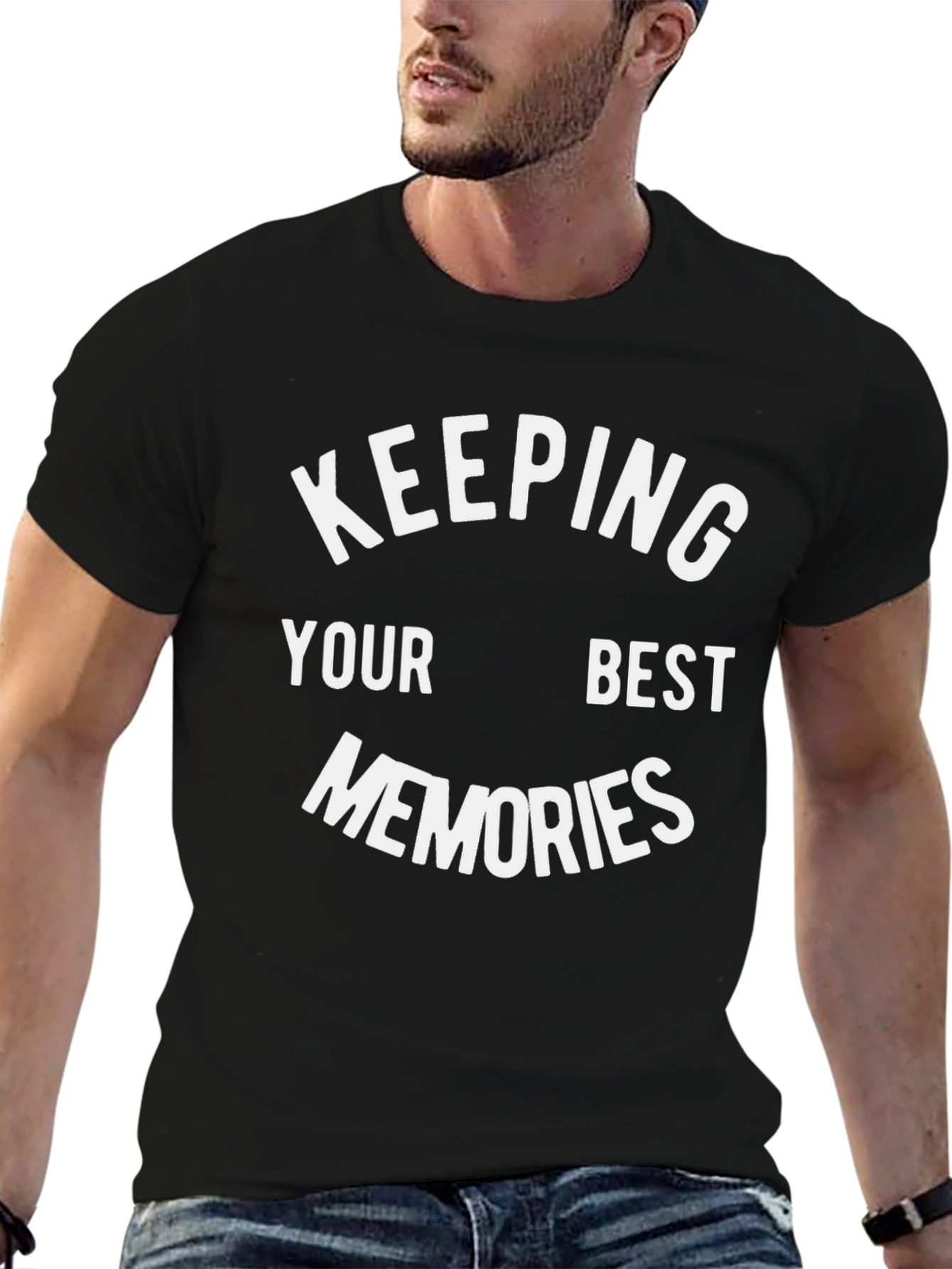 Black Keeping Your Best Memories T-Shirt view 6