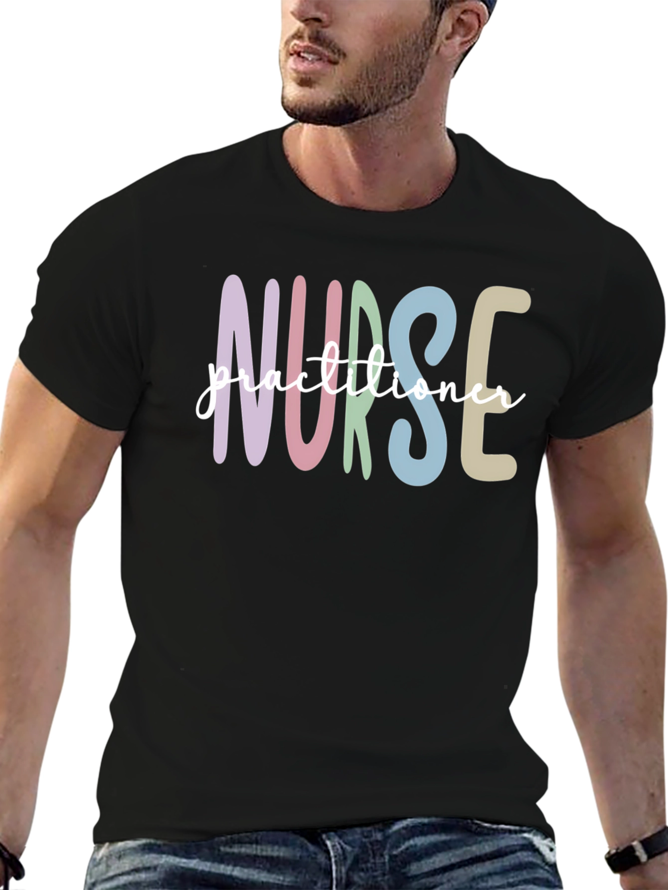 Black Nurse Practitioner T-Shirt - Stylish & Comfortable view 6