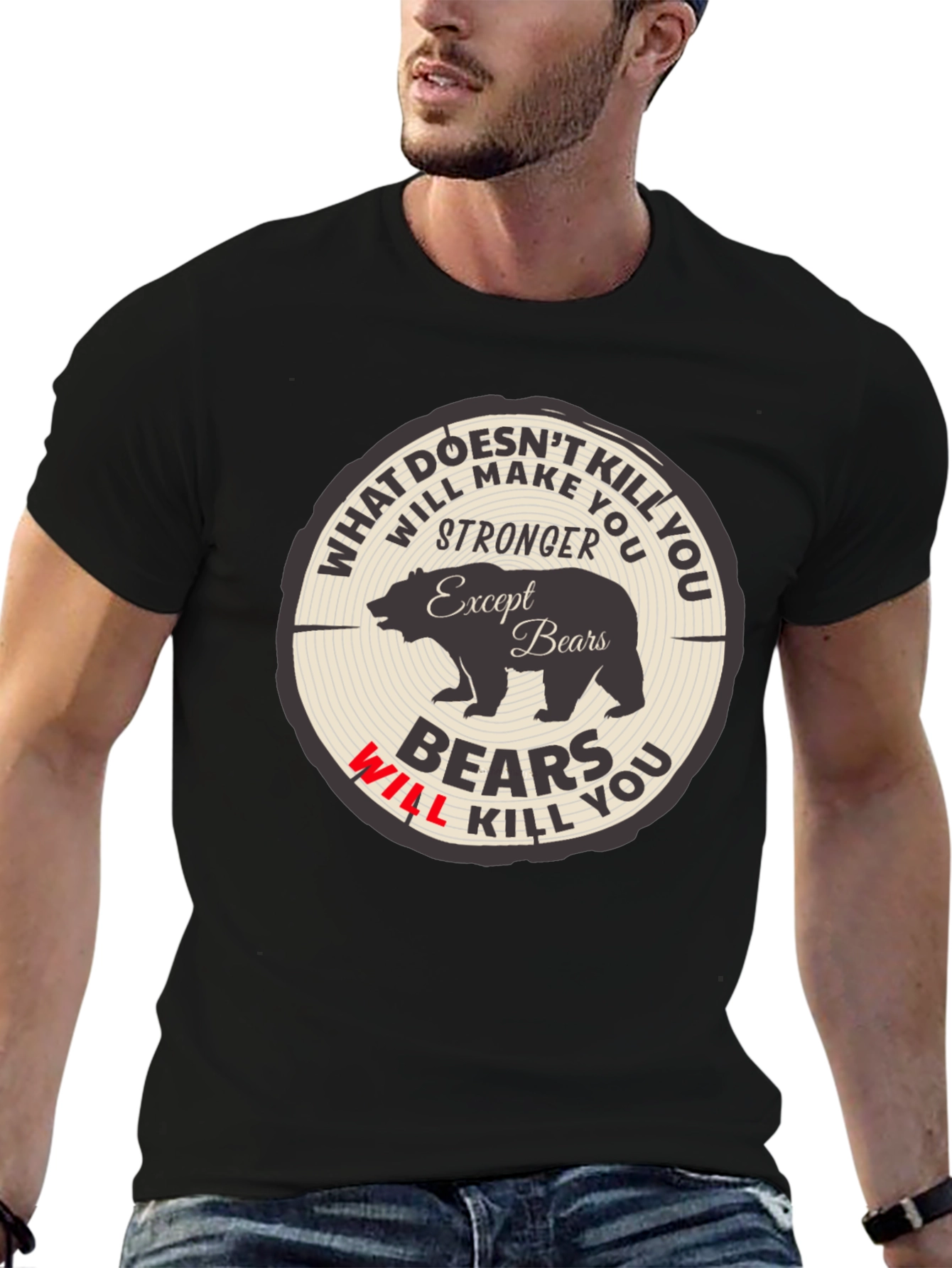 Black Bears Will Kill You Graphic Tee view 6