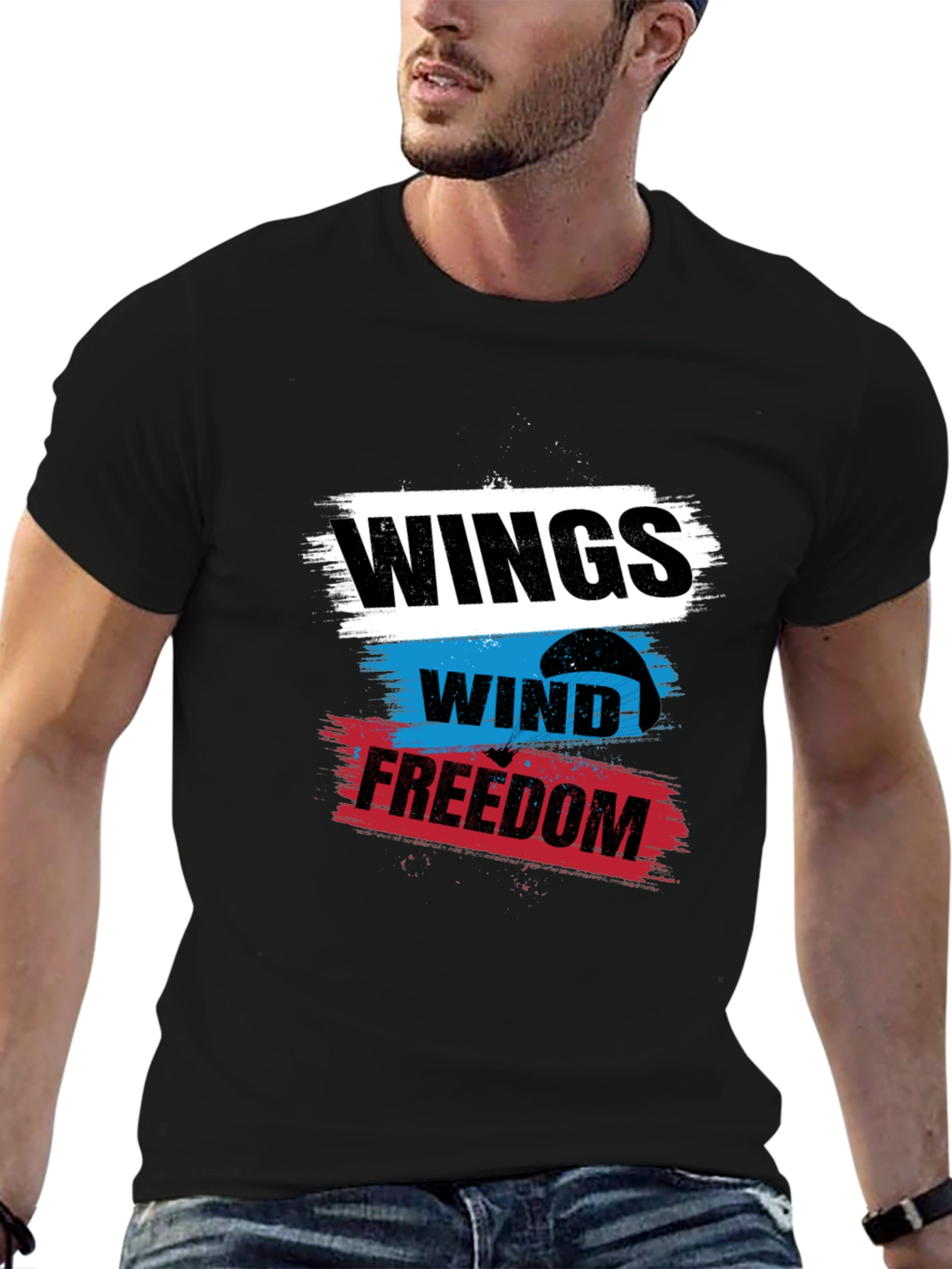 Wings Wind Freedom Tee - Stylish Graphic T-Shirt - 6