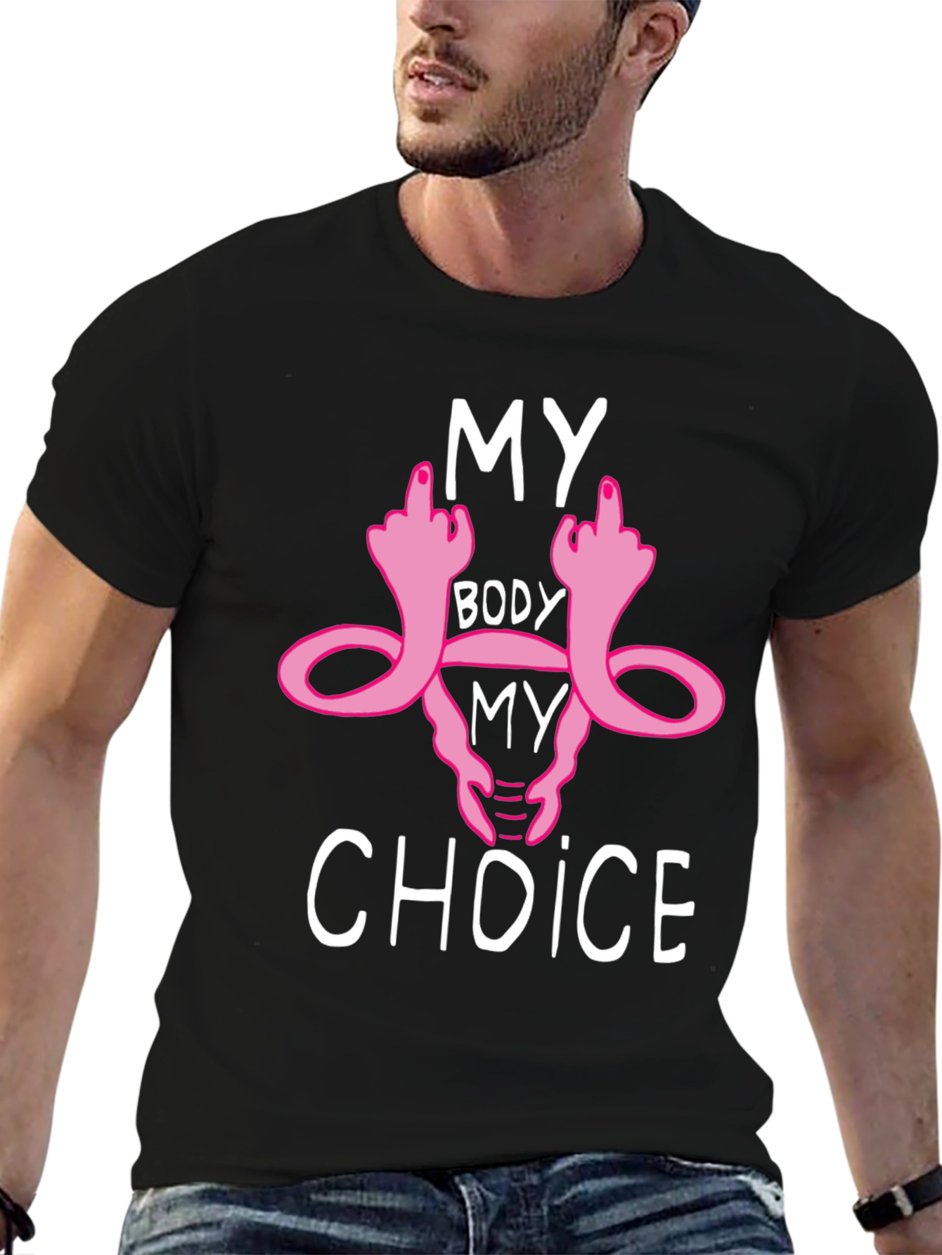 Black My Body My Choice Graphic Tee view 6