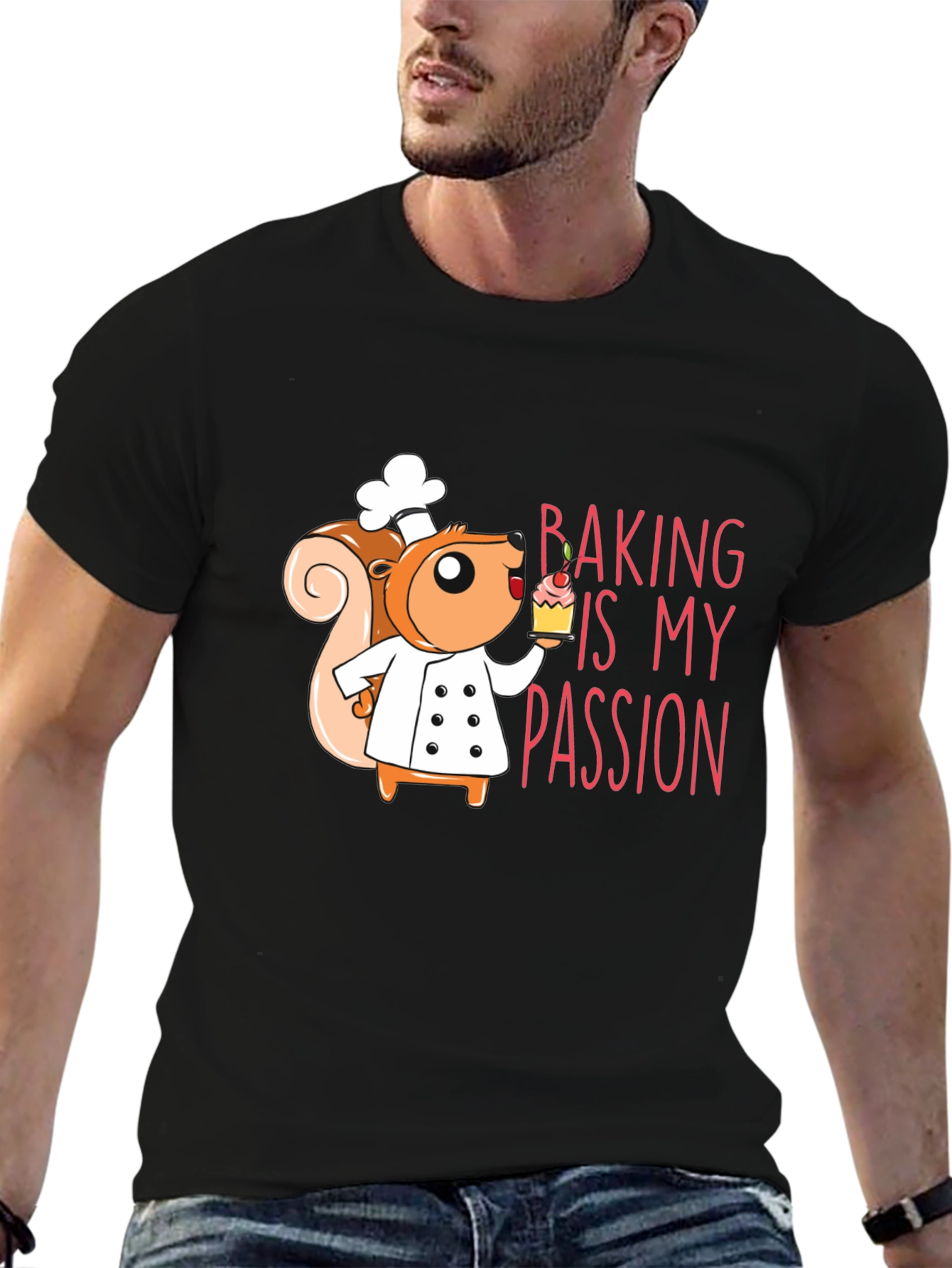 Black Baking is My Passion T-Shirt view 6