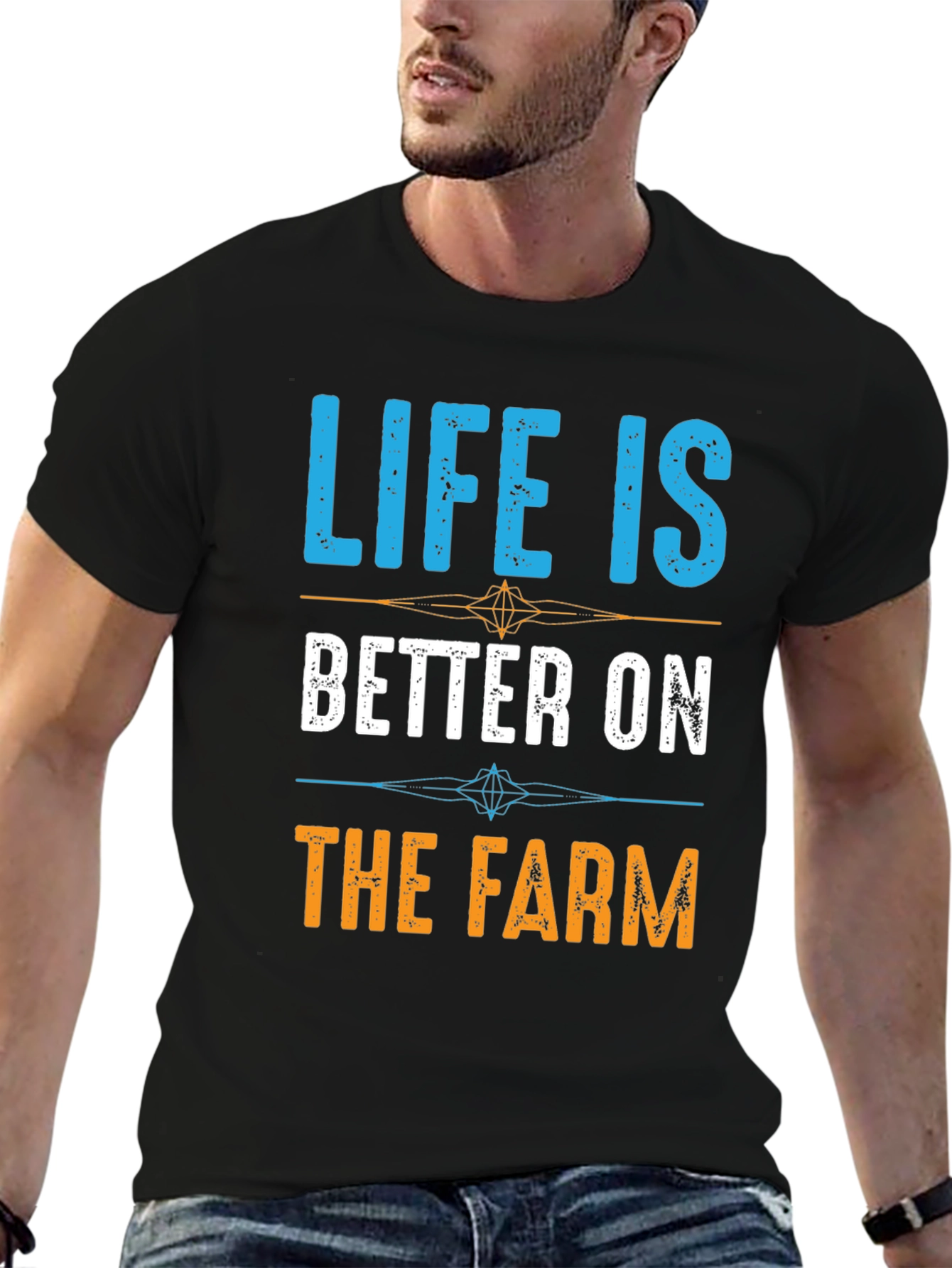 Black Life is Better on the Farm T-Shirt view 6